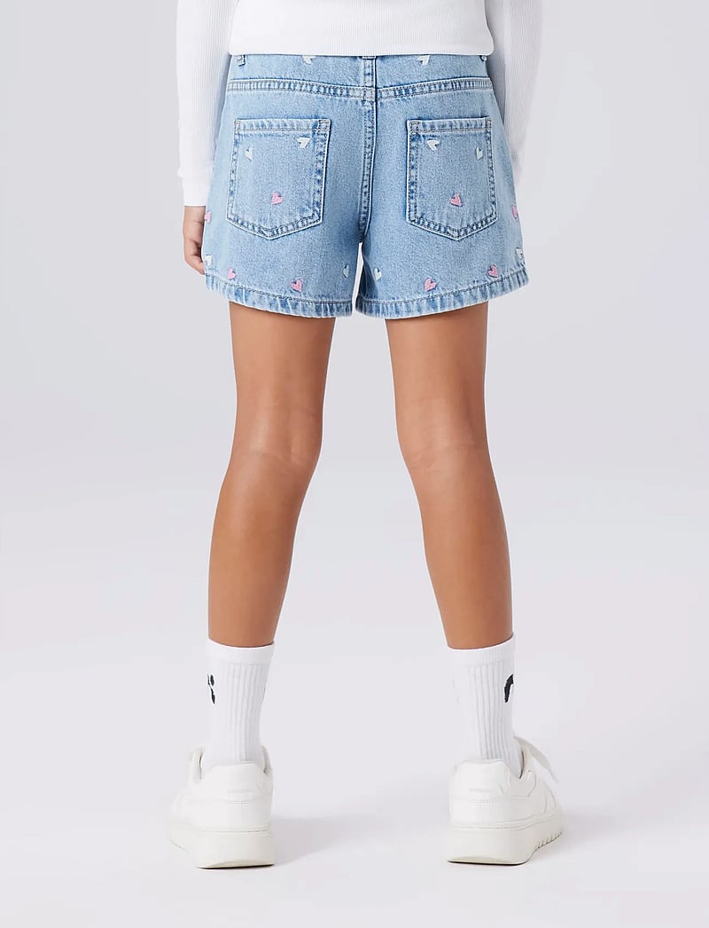 name it - NKFBELLA REG DNM SHORTS 3674-BE NOOS - gallastuttbuxur - light blue denim - 3