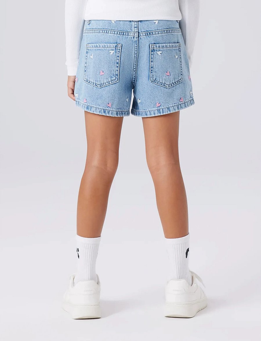 name it - NKFBELLA REG DNM SHORTS 3674-BE NOOS - jeansshorts - light blue denim - 3