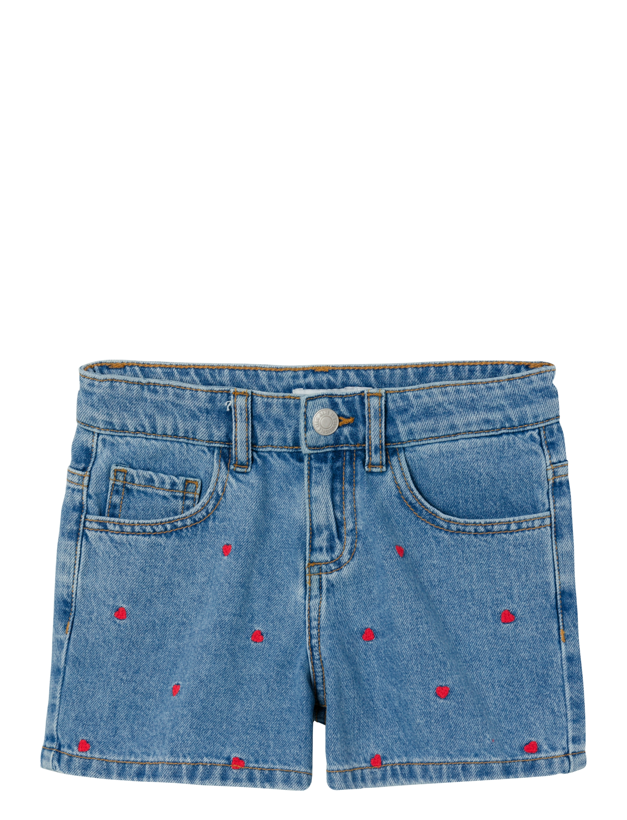 name it NKFBELLA REG DNM SHORTS 3674-BE NOOS - Shorts - MEDIUM BLUE DENIM / blue