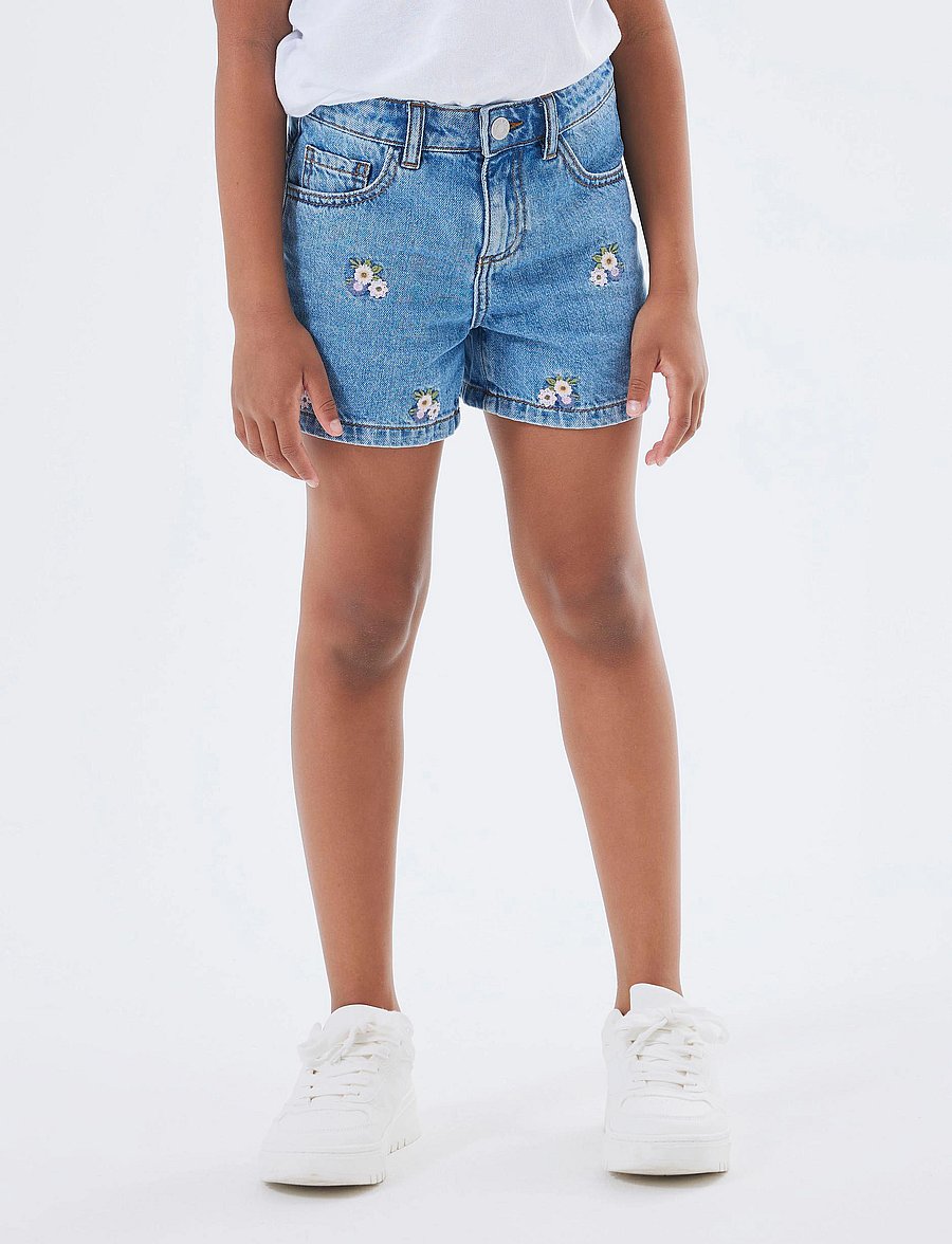 name it - NKFBELLA REG DNM SHORTS 3674-BE NOOS - jeansshorts - medium blue denim - 0