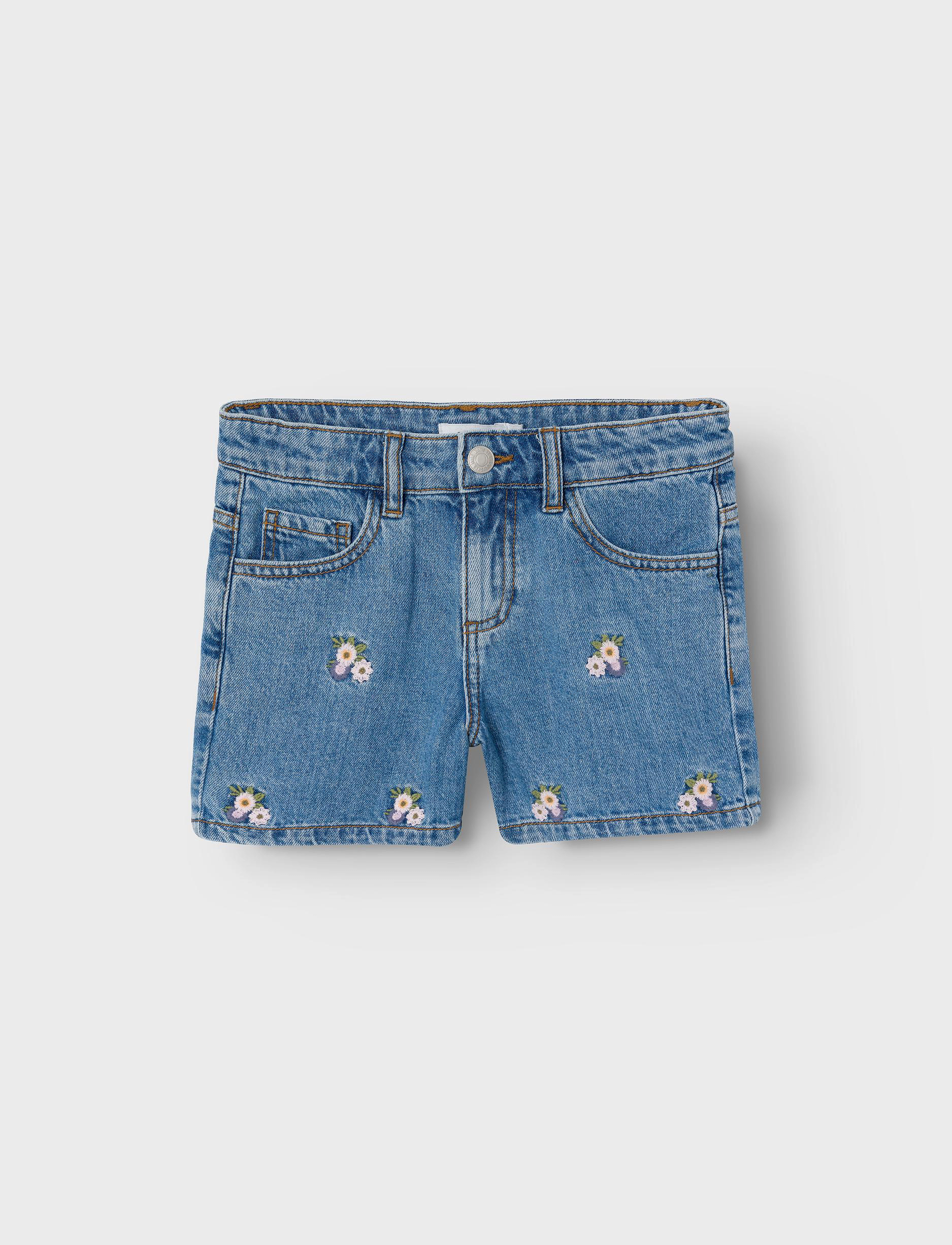 name it - NKFBELLA REG DNM SHORTS 3674-BE NOOS - denimshorts - medium blue denim - 4