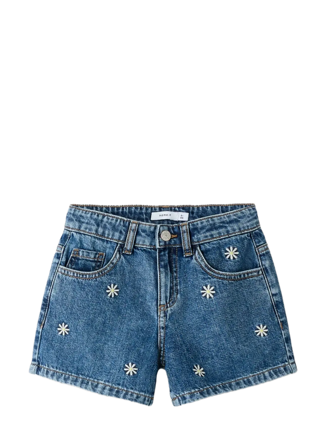 name it NKFBELLA REG DNM SHORTS 3674-BE NOOS - Shorts - MEDIUM BLUE DENIM / blue