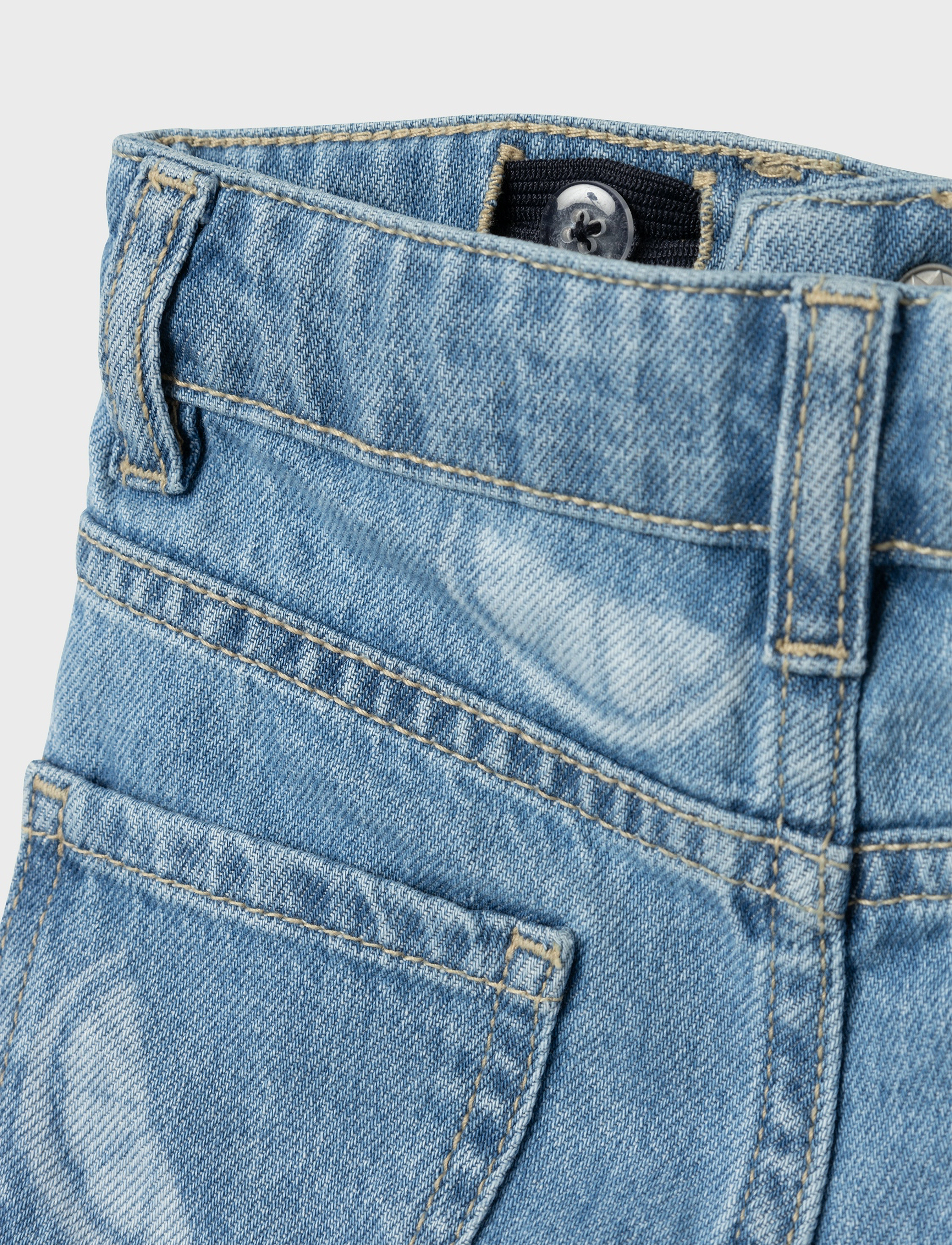 name it - NMFROSE REG DNM SHORTS 9712-BE J - denim blue - 2