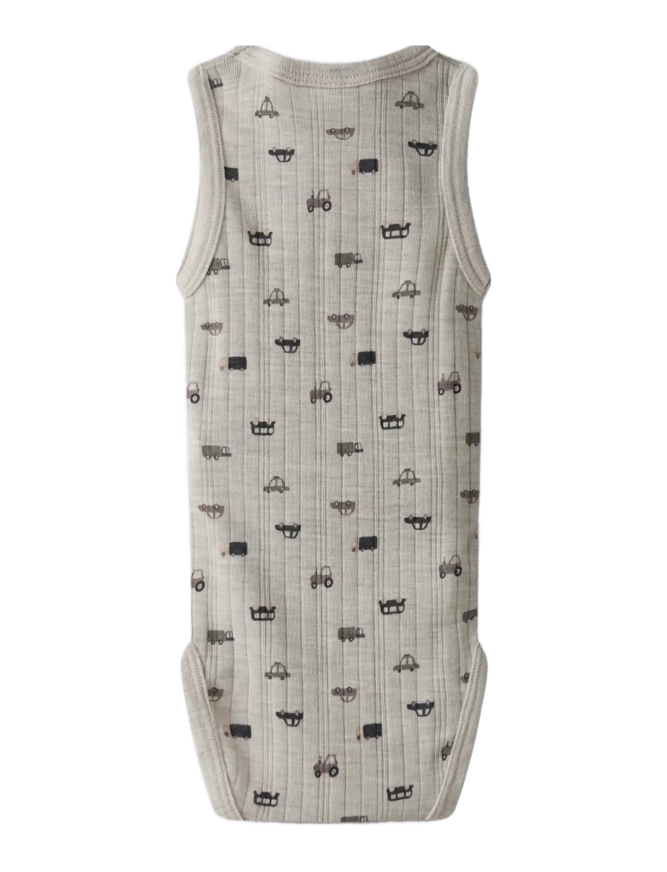 name it - NBMWANG WOOL NEEDLE TANK BODY - onderkleren - baby - nacreous cloud - 2
