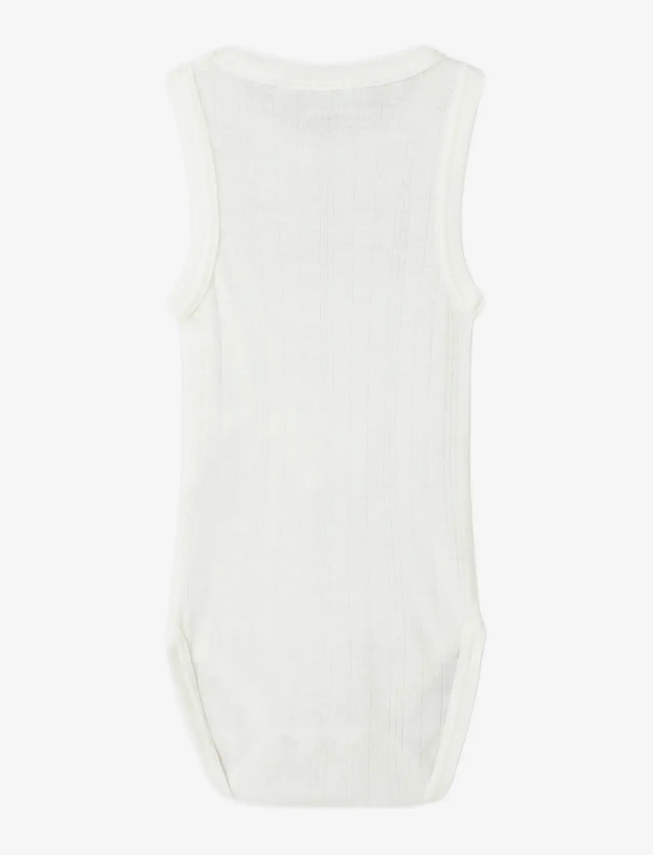 name it - NBMWANG WOOL NEEDLE TANK BODY - base layer baby - snow white - 1
