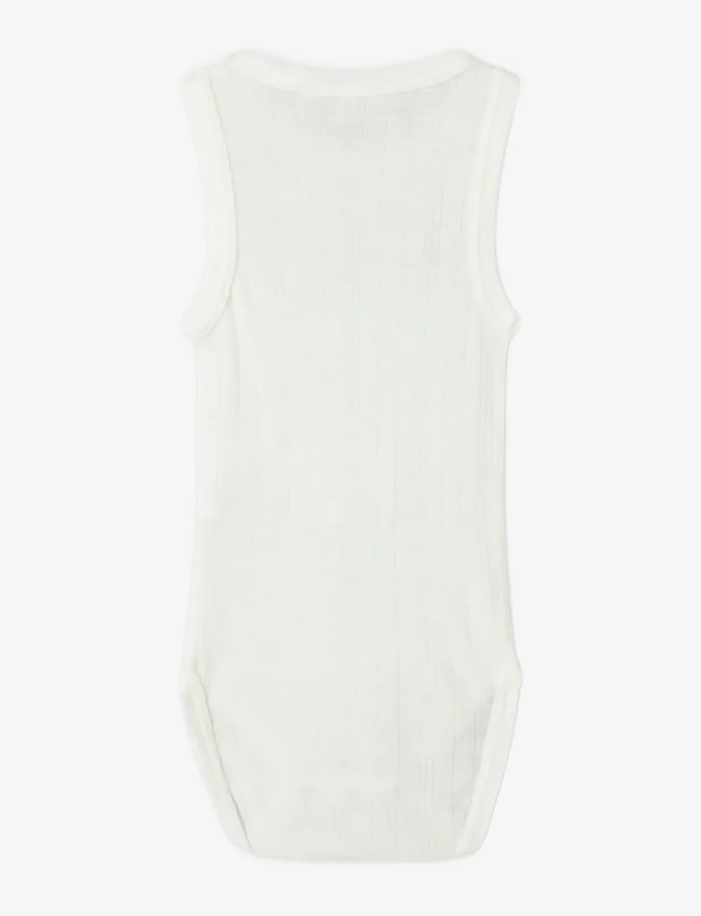 name it - NBMWANG WOOL NEEDLE TANK BODY - base layer baby - snow white - 1