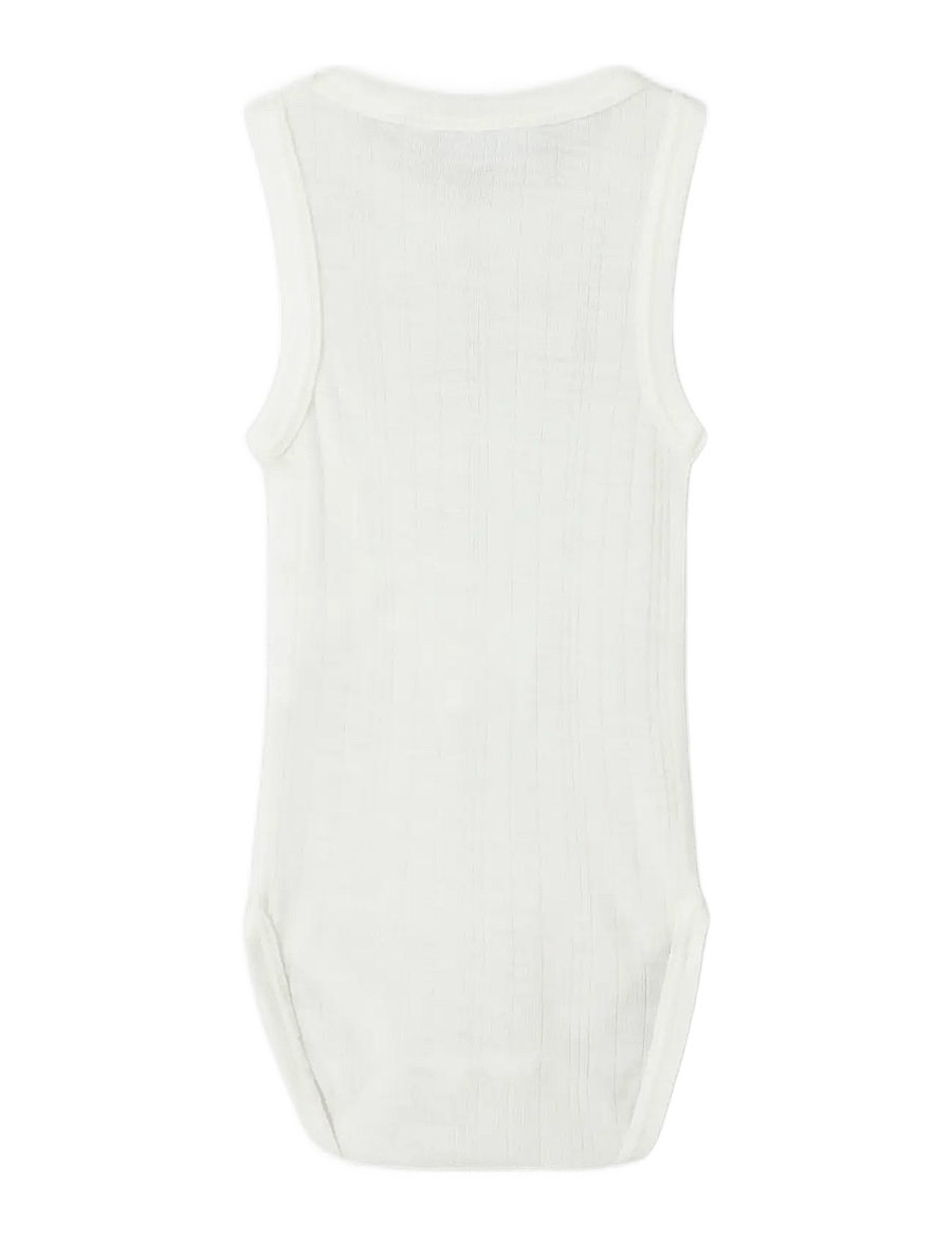 name it - NBMWANG WOOL NEEDLE TANK BODY - underställ baby - snow white - 1