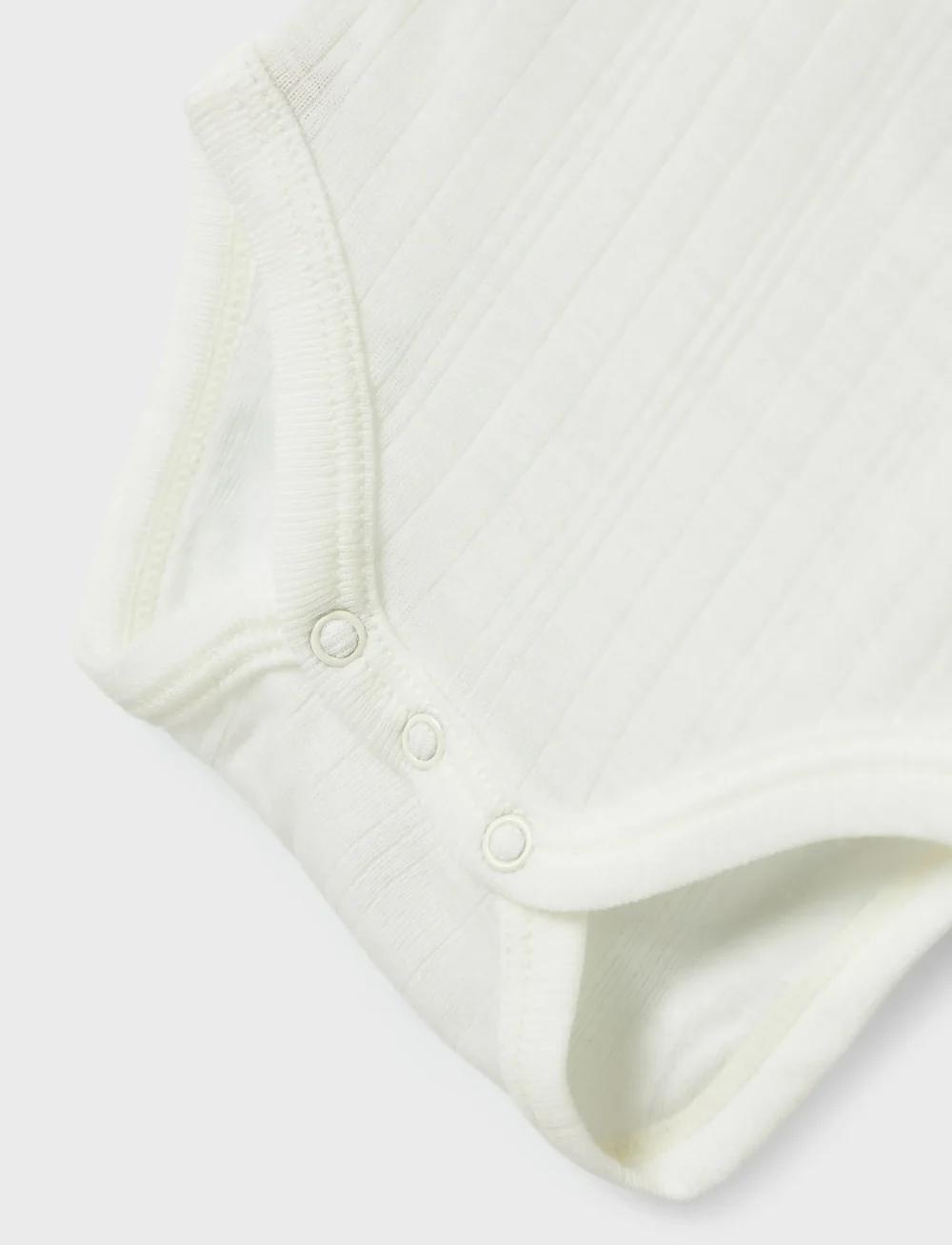 name it - NBMWANG WOOL NEEDLE TANK BODY - base layer baby - snow white - 3