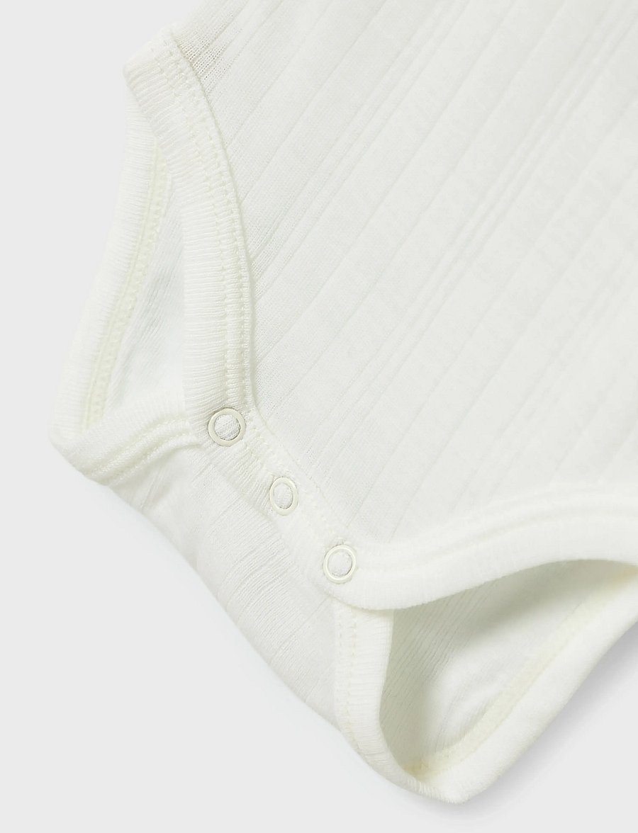 name it - NBMWANG WOOL NEEDLE TANK BODY - underställ baby - snow white - 3