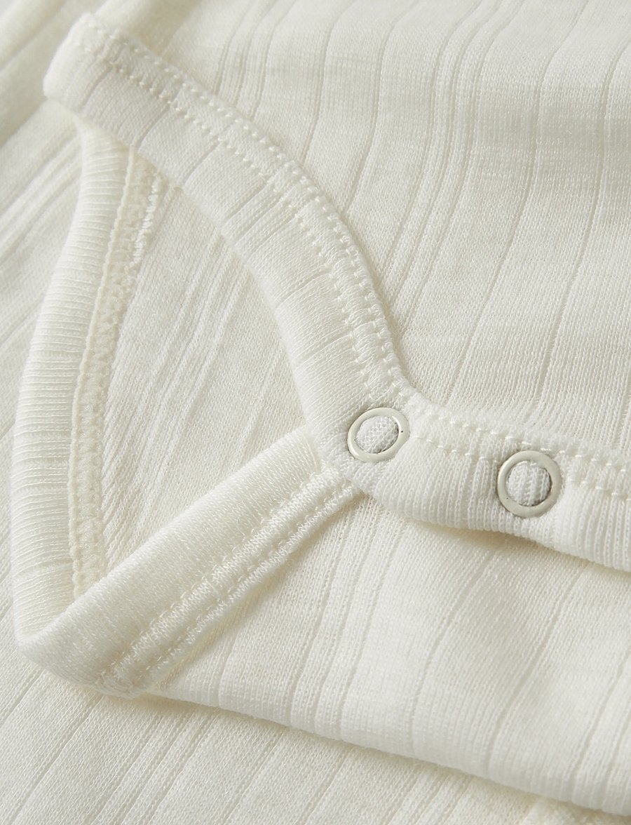 name it - NBMWANG WOOL NEEDLE TANK BODY - underställ baby - snow white - 4