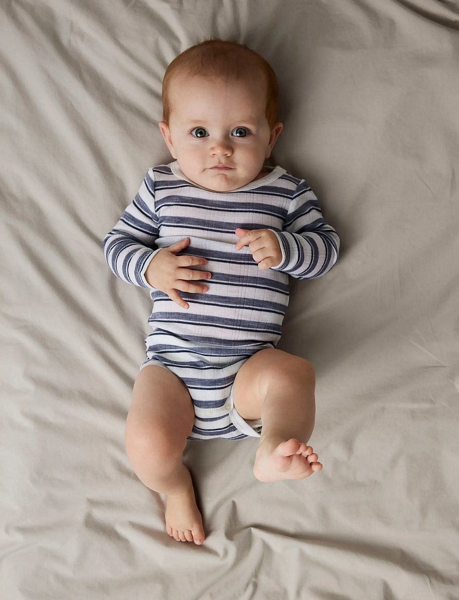 name it - NBMWANG WOOL NEEDLE LS BODY NOOS - underställ baby - folkstone gray - 3