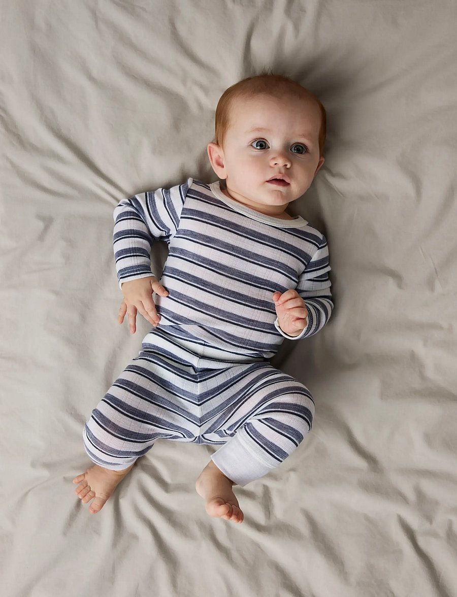 name it - NBMWANG WOOL NEEDLE LS BODY NOOS - underställ baby - folkstone gray - 4