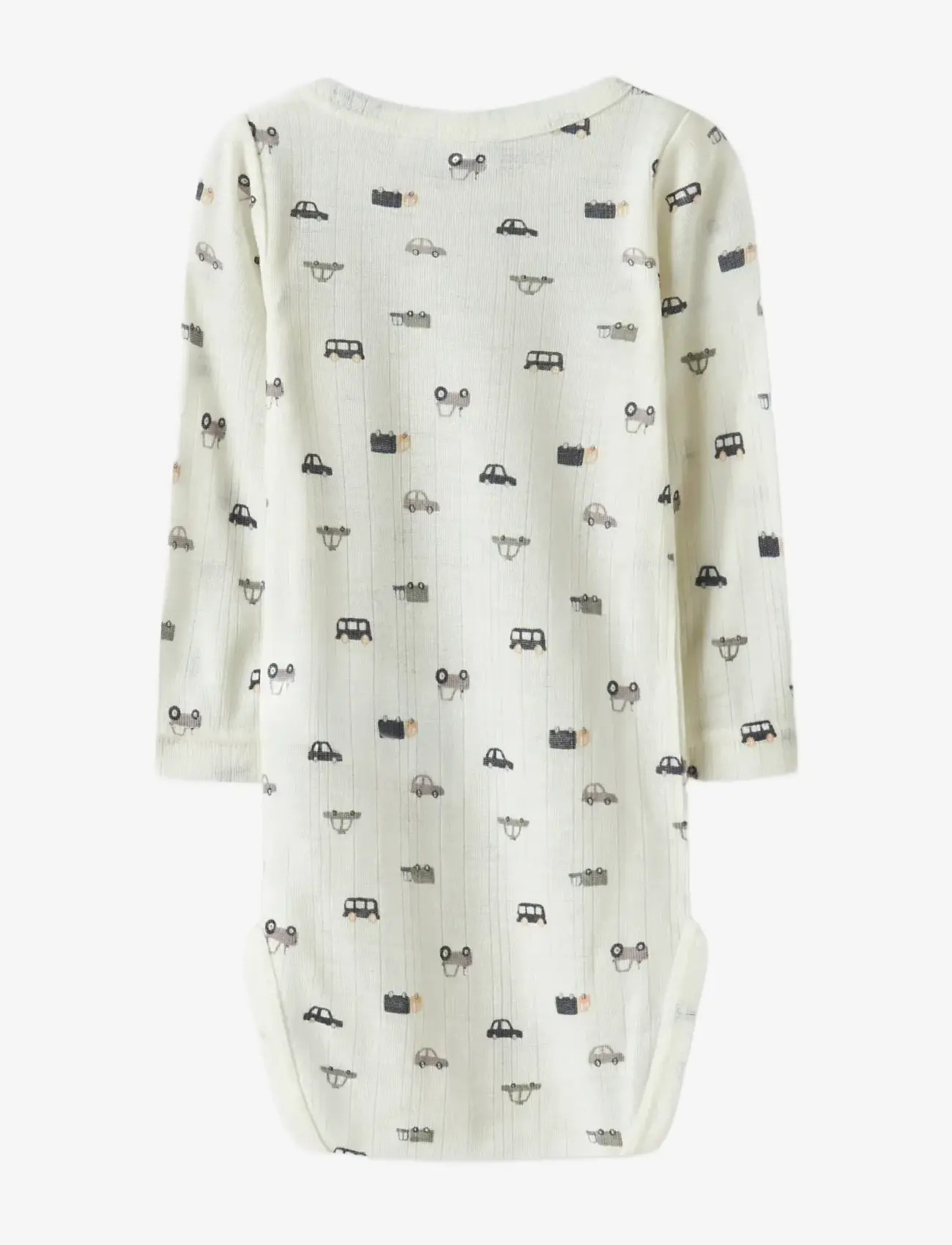 name it - NBMWANG WOOL NEEDLE LS BODY NOOS - base layer baby - snow white - 1