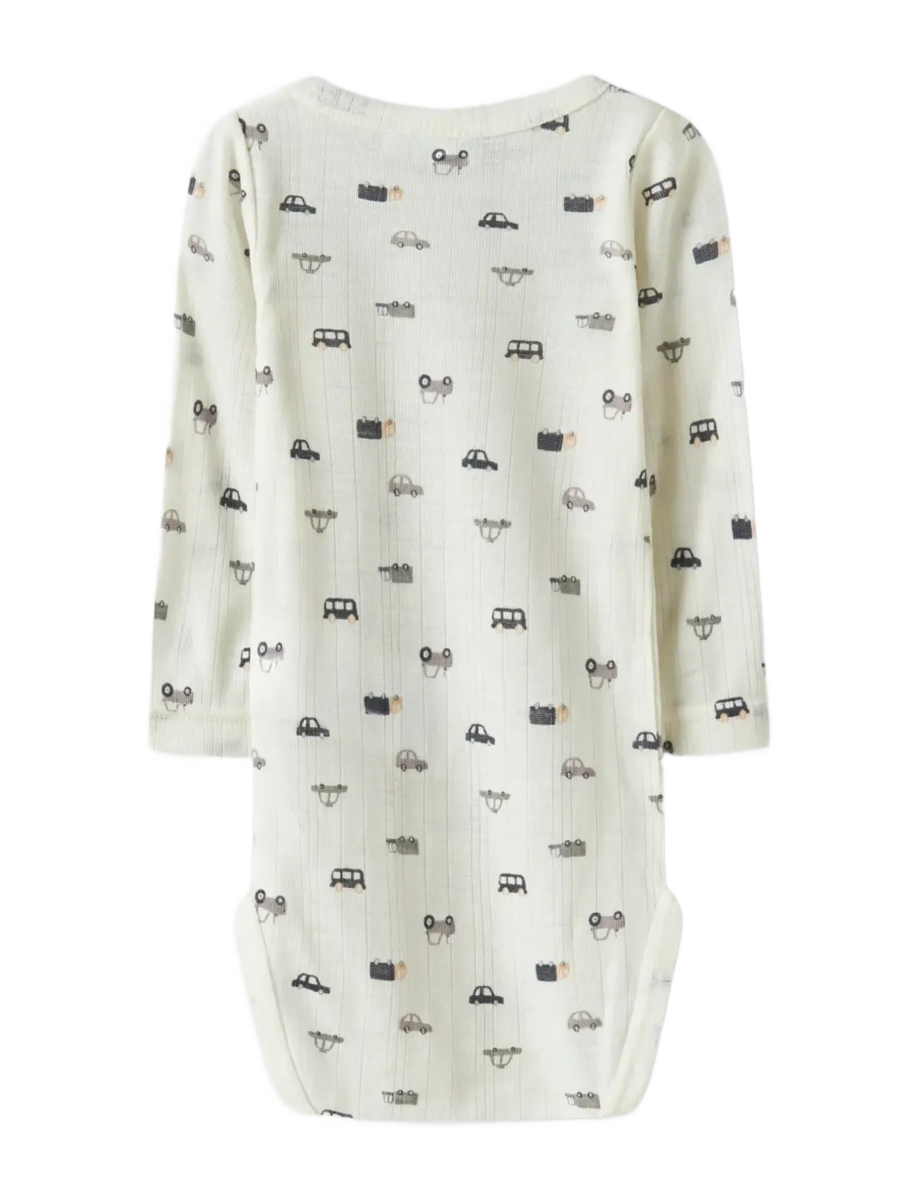 name it - NBMWANG WOOL NEEDLE LS BODY NOOS - base layer baby - snow white - 1