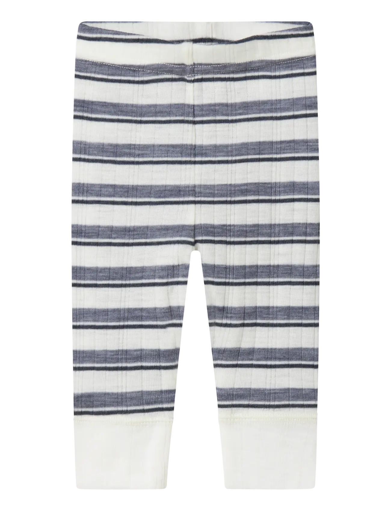 name it NBMWANG WOOL NEEDLE LONGJOHN NOOS - Base layers - FOLKSTONE GRAY / white