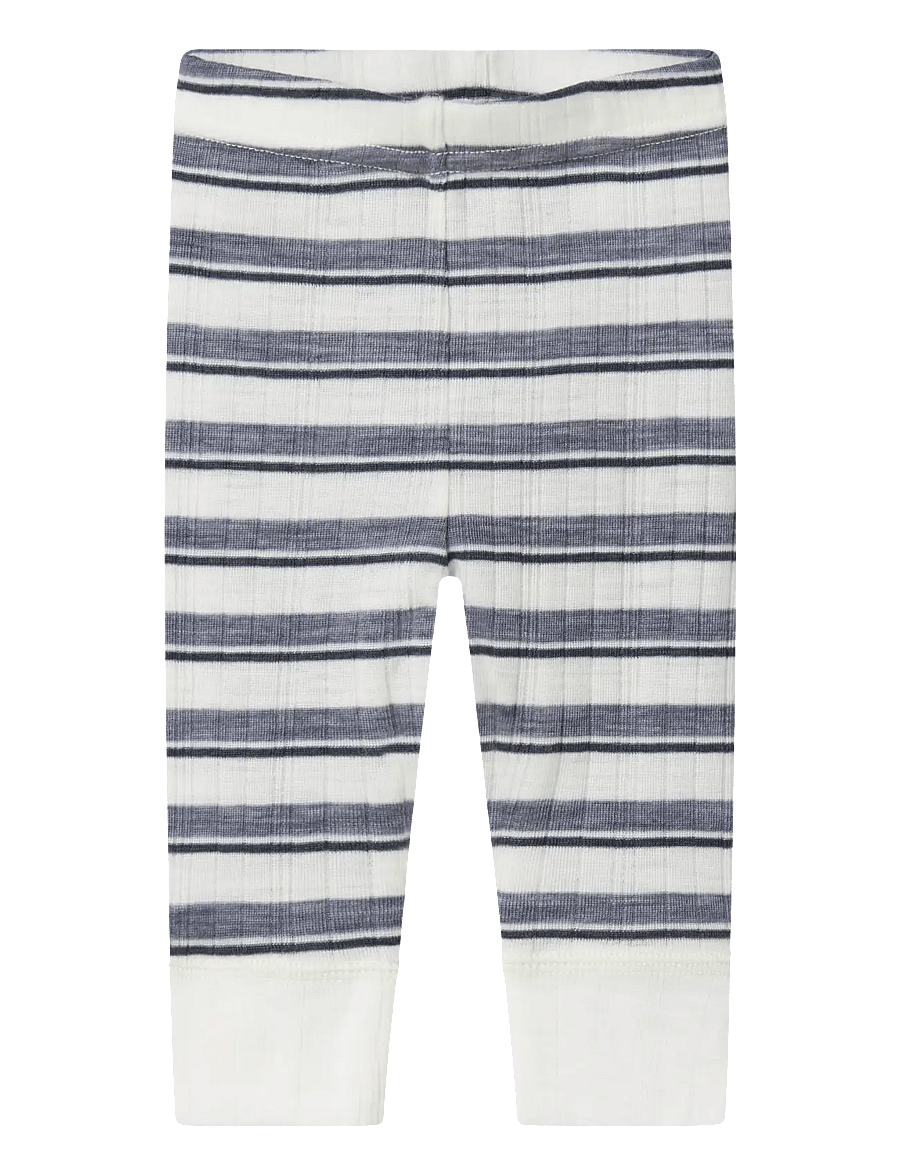 name it - NBMWANG WOOL NEEDLE LONGJOHN NOOS - base layer baby - folkstone gray - 0