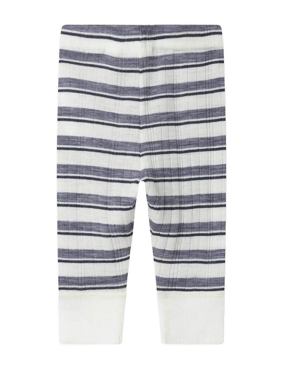 name it - NBMWANG WOOL NEEDLE LONGJOHN NOOS - base layer baby - folkstone gray - 1