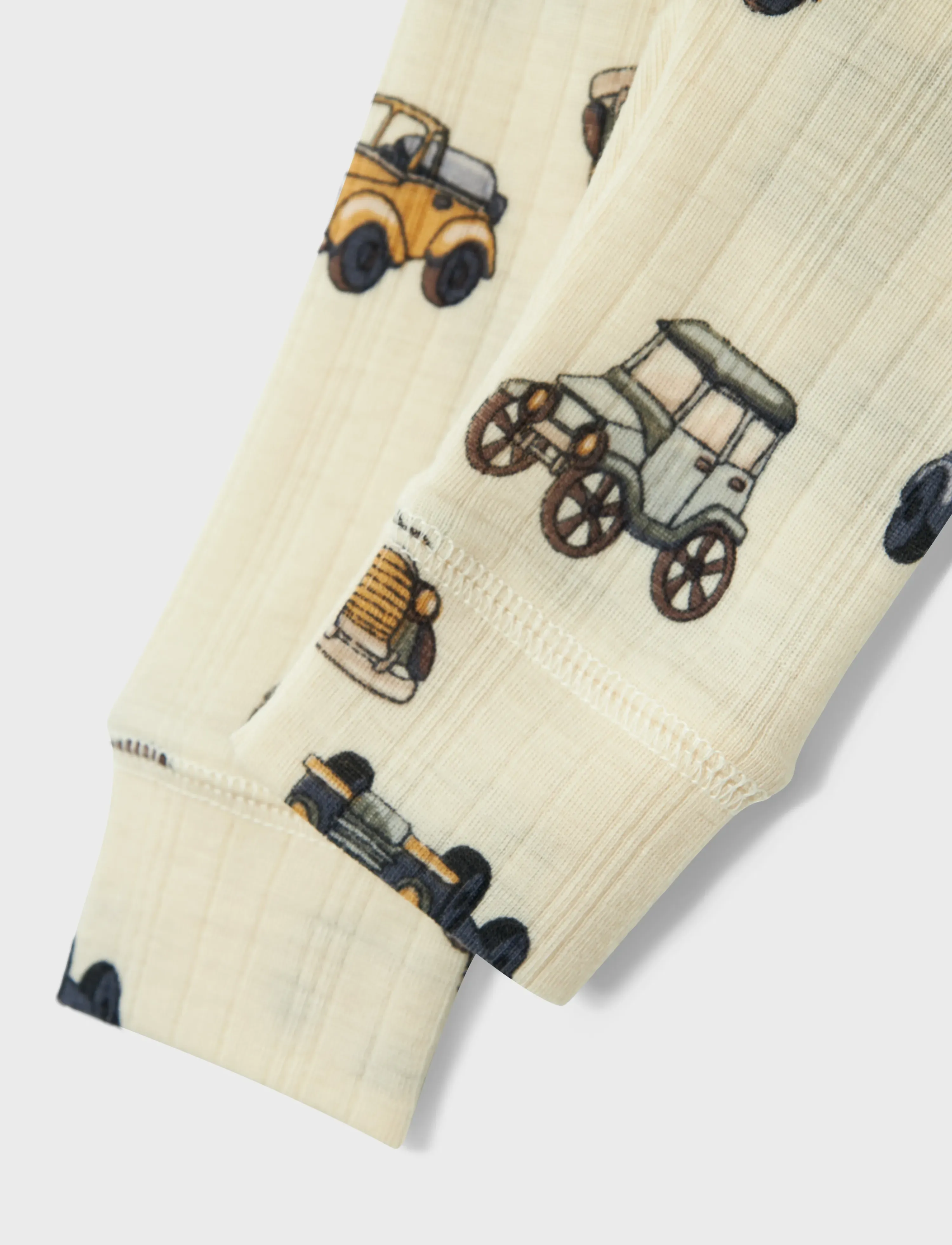 name it - NBMWANG WOOL NEEDLE LONGJOHN NOOS - alusriided beebidele - snow white - 4