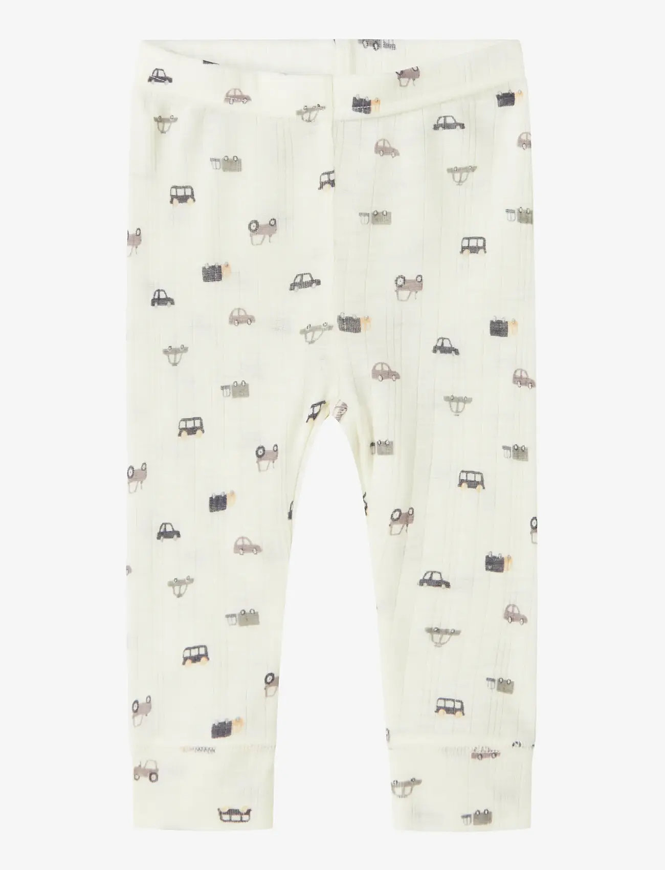 name it - NBMWANG WOOL NEEDLE LONGJOHN NOOS - leggings - snow white - 1