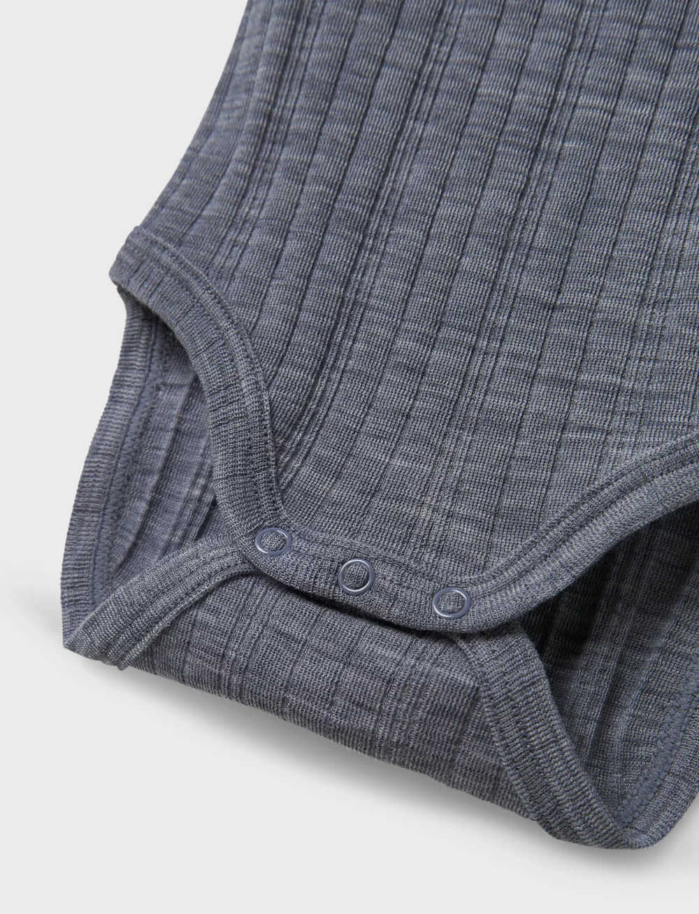 name it - NBMWANG WOOL NEEDLE LS BODY SOLID NOOS - underställ baby - folkstone gray - 3