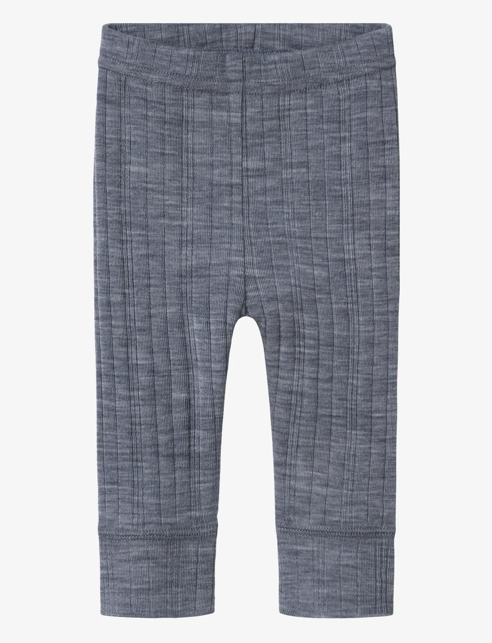 name it - NBMWANG WOOL NEEDLE LONGJOHN SOLID NOOS - base layer baby - folkstone gray - 1