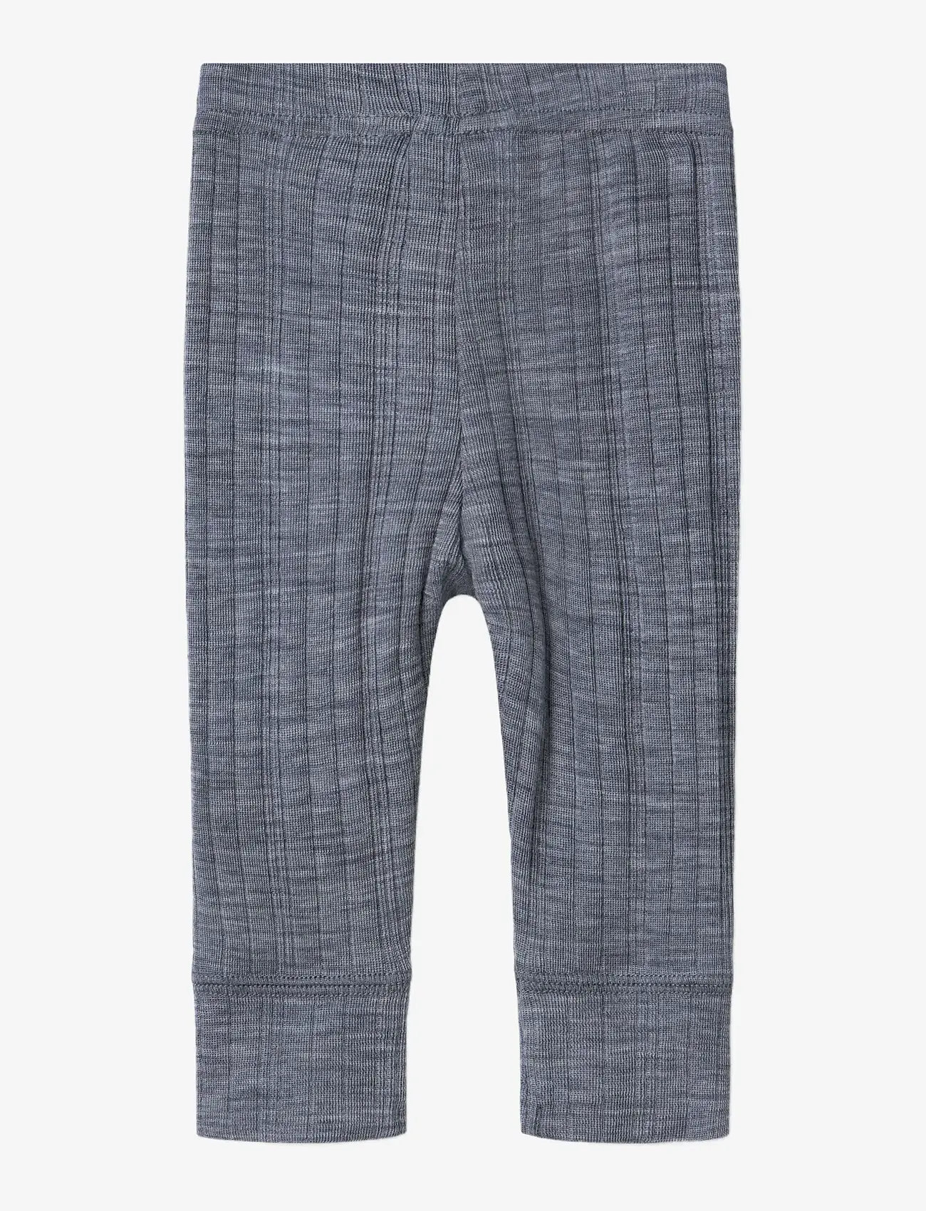 name it - NBMWANG WOOL NEEDLE LONGJOHN SOLID NOOS - herbstliche kleidung - folkstone gray - 1