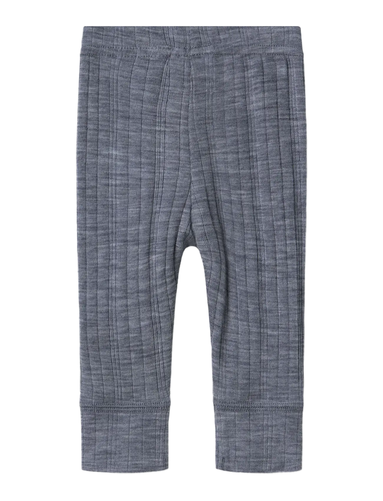 name it - NBMWANG WOOL NEEDLE LONGJOHN SOLID NOOS - leggings - folkstone gray - 2
