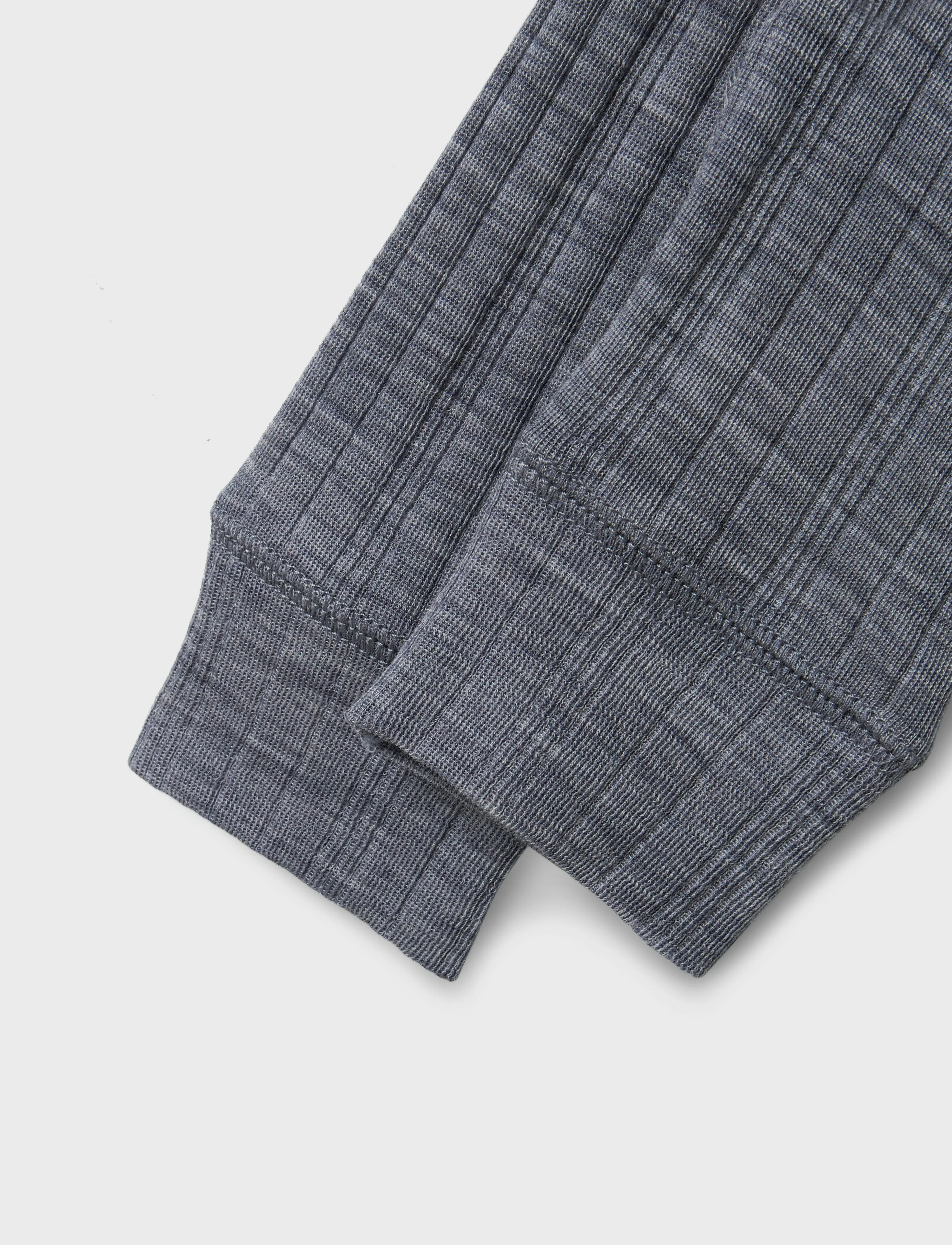 name it - NBMWANG WOOL NEEDLE LONGJOHN SOLID NOOS - leggings - folkstone gray - 3