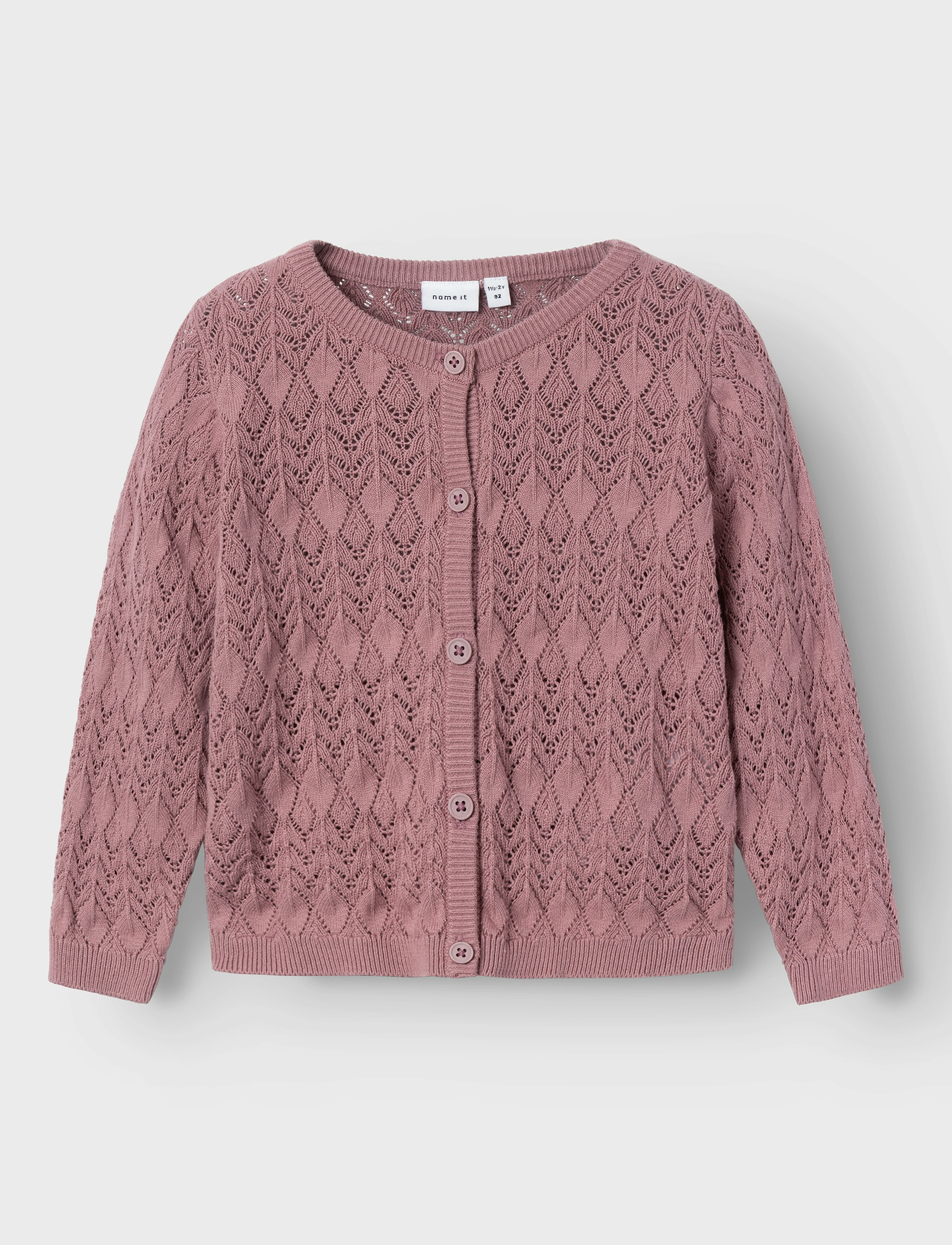 name it - NMFHIPIL LS KNIT CARD - nostalgia rose - 2