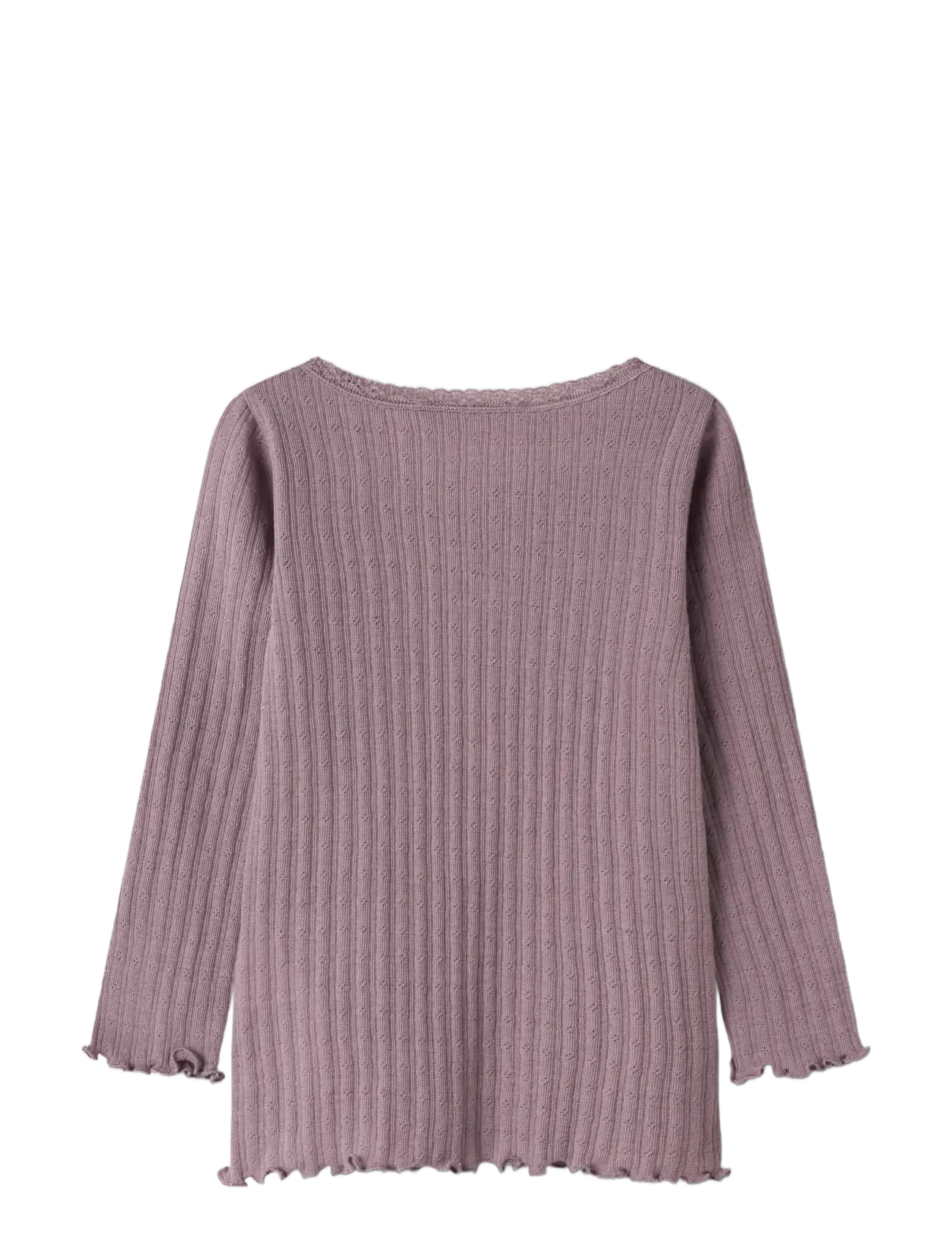 name it - NMFWOSSA WO/SI RIB LS TOP - blusen & tuniken - toadstool - 1