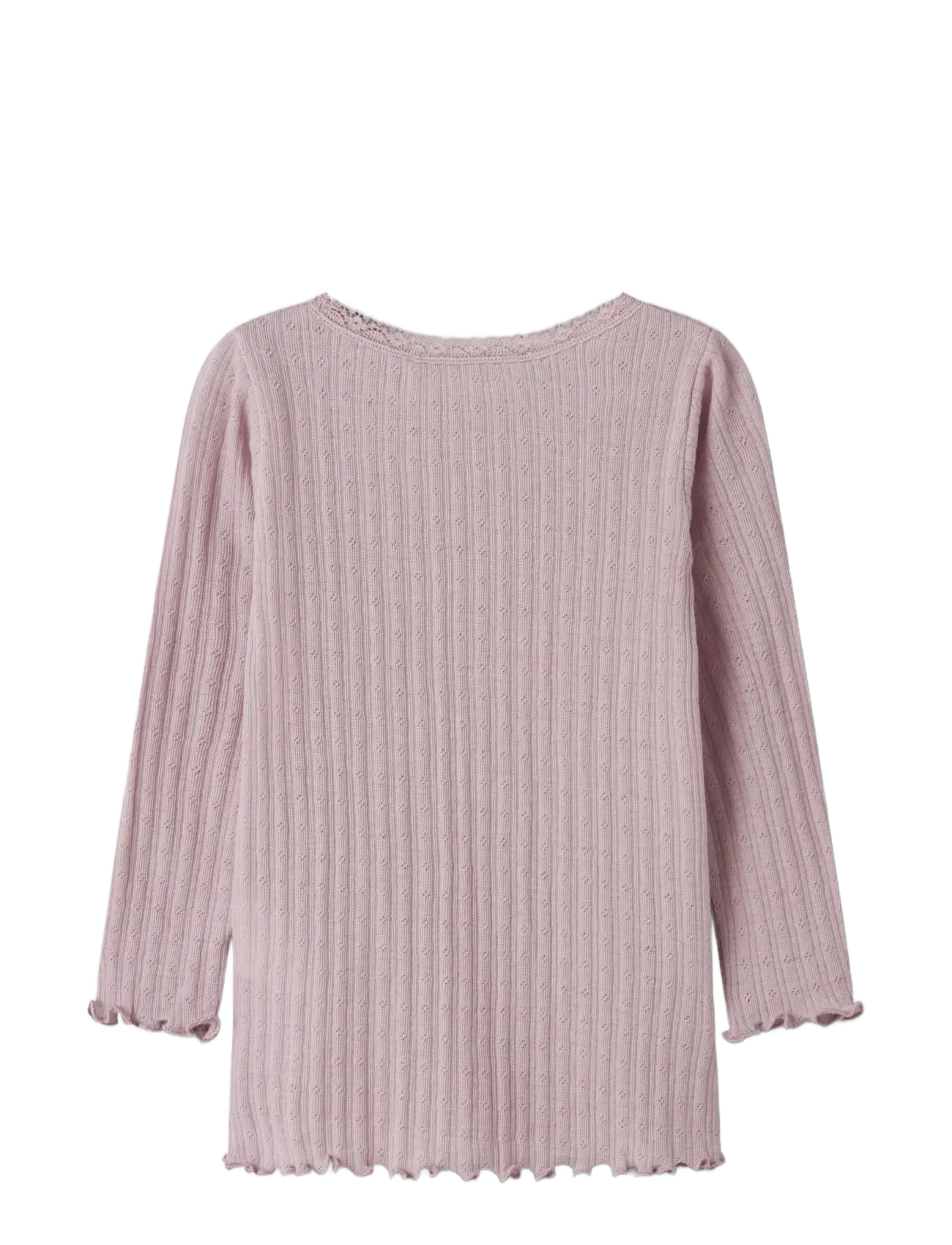 name it - NMFWOSSA WO/SI RIB LS TOP - blusen & tuniken - violet ice - 1