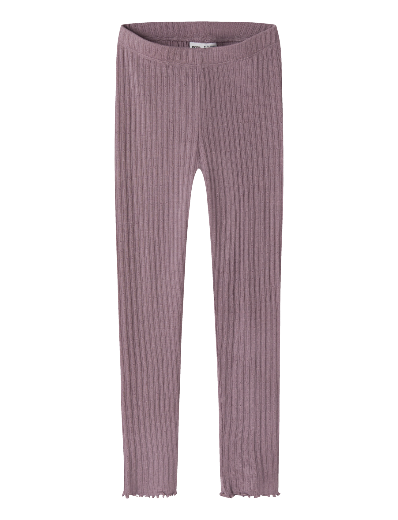 name it NKFWOSSA WO/SI RIB LEGGING - Funkionsunterwäsche - Hosen - TOADSTOOL / pink/rose