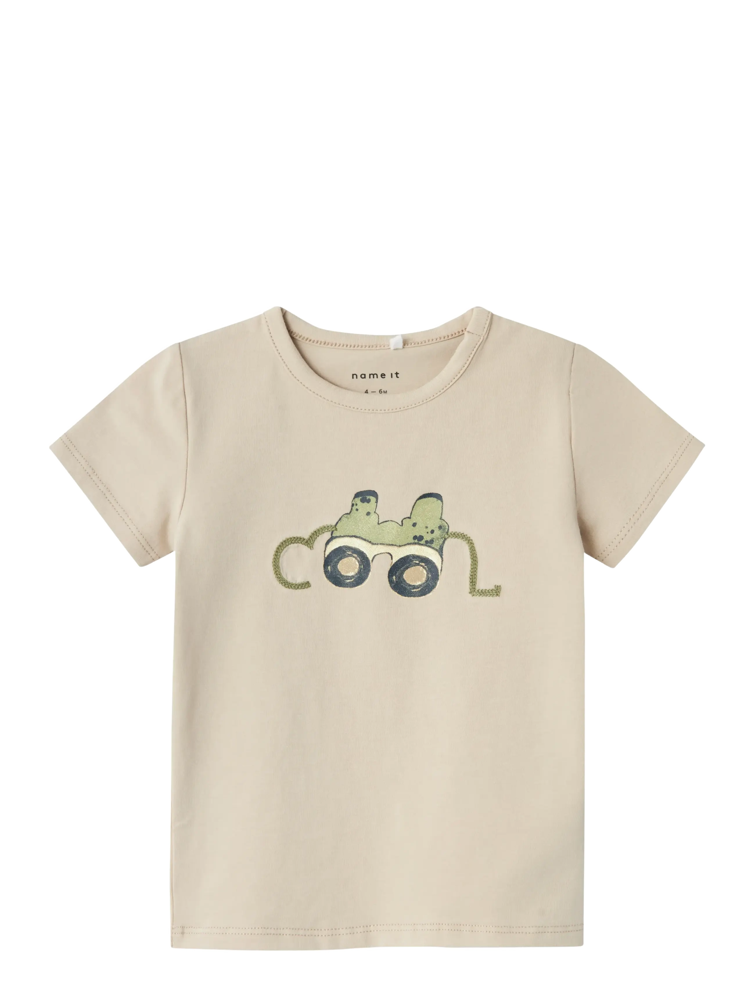 NAME IT Nbmjacts Ss Oberteil Box Beige - 56 - Kinder