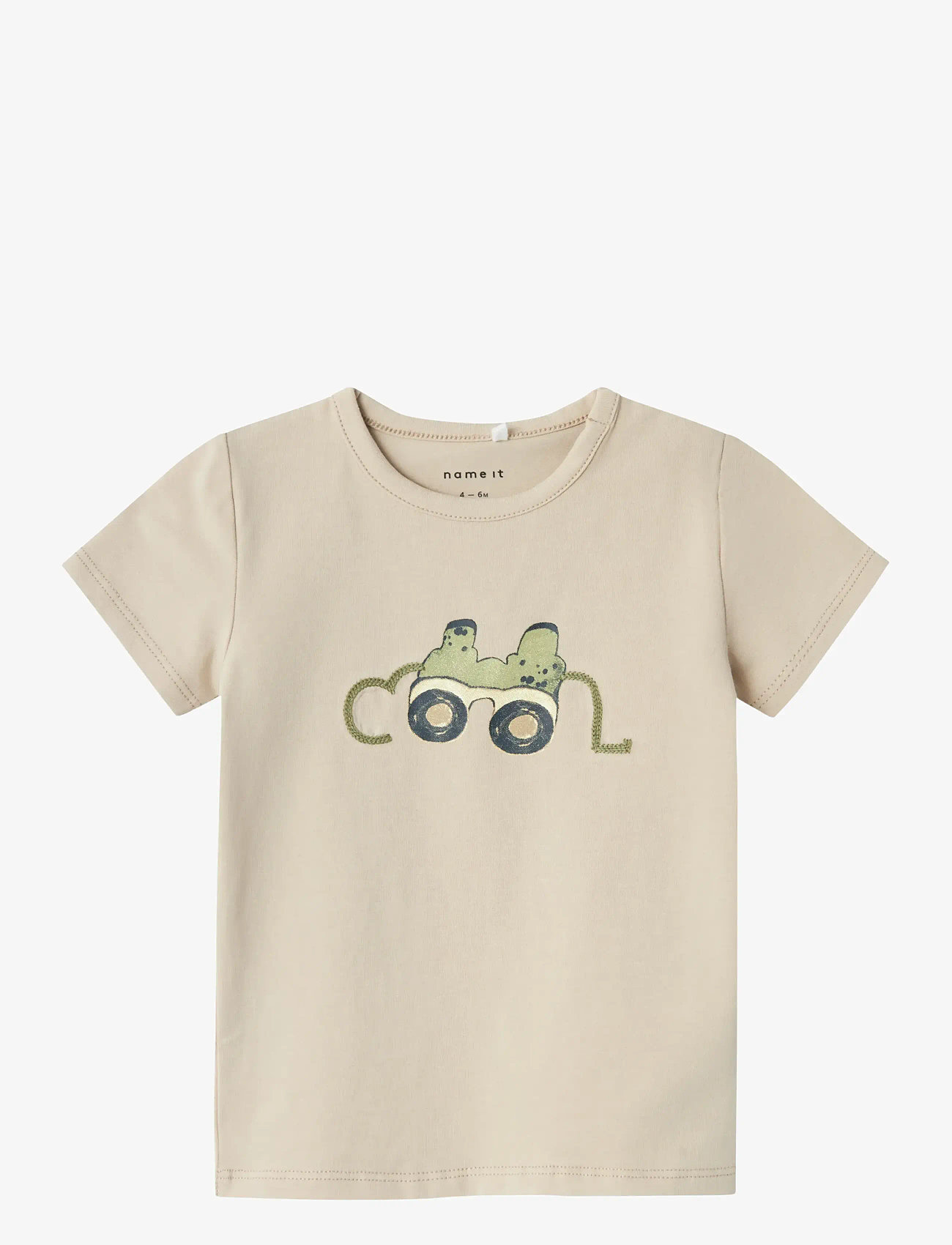 name it - NBMJACTS SS TOP BOX - lühikeste varrukatega - pure cashmere - 0