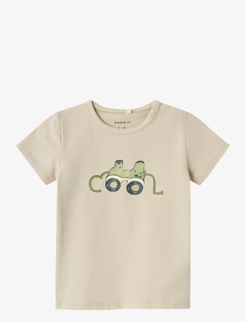 name it - NBMJACTS SS TOP BOX - kortærmede t-shirts - pure cashmere - 0