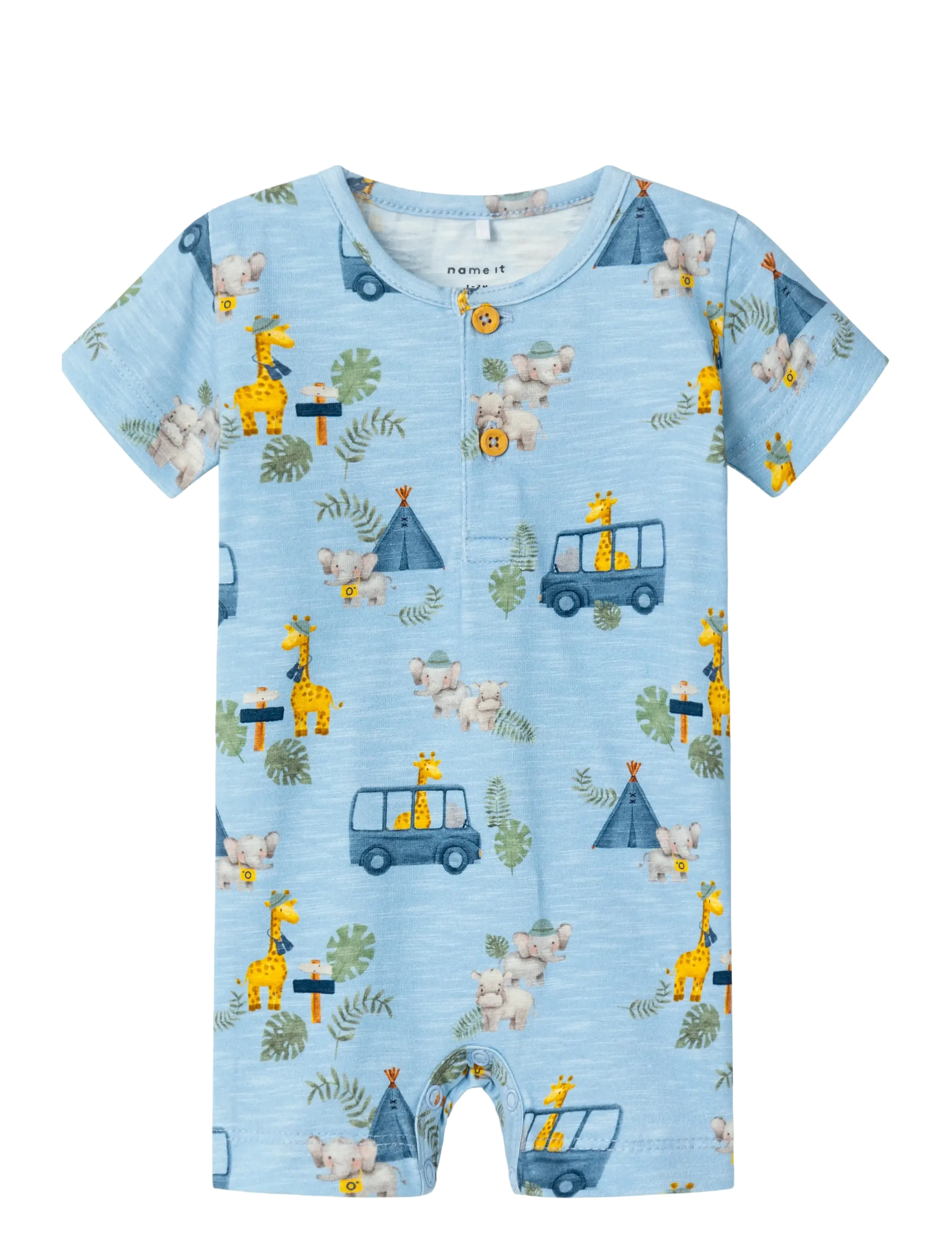 NBMHOBIN SS SUNSUIT - CHAMBRAY