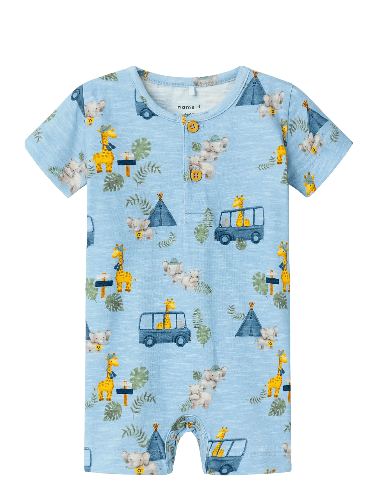 NBMHOBIN SS SUNSUIT - CHAMBRAY