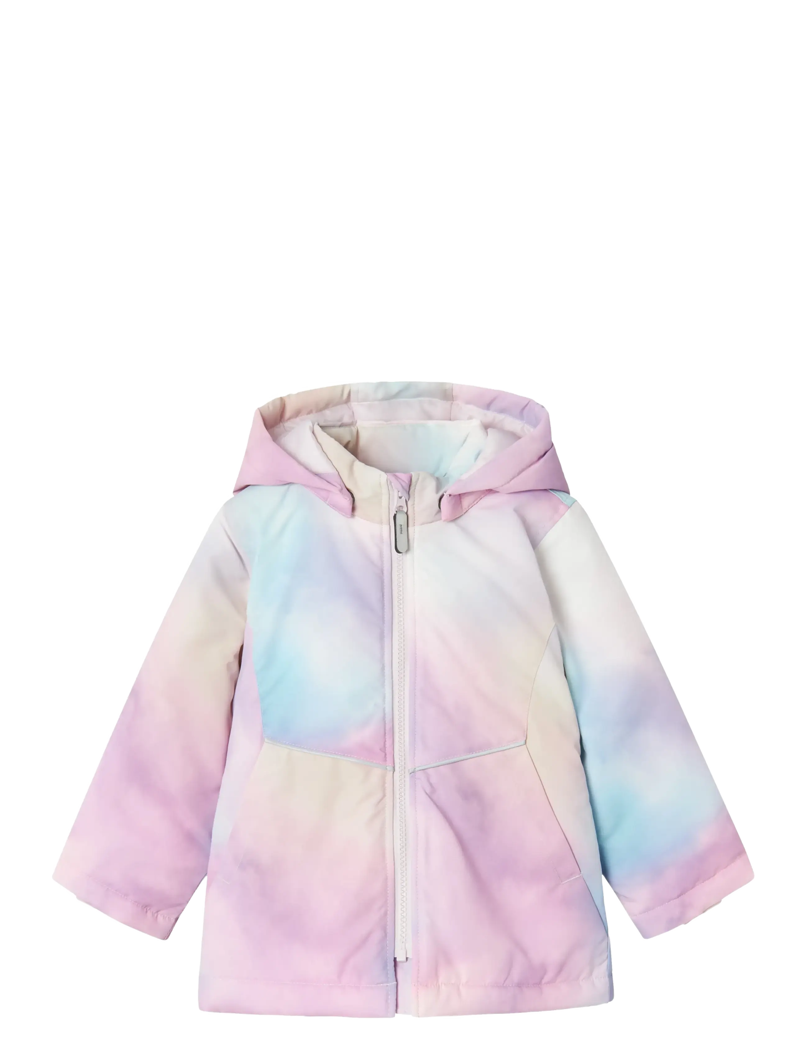 NMFMAXI JACKET AOP - ORCHID ICE