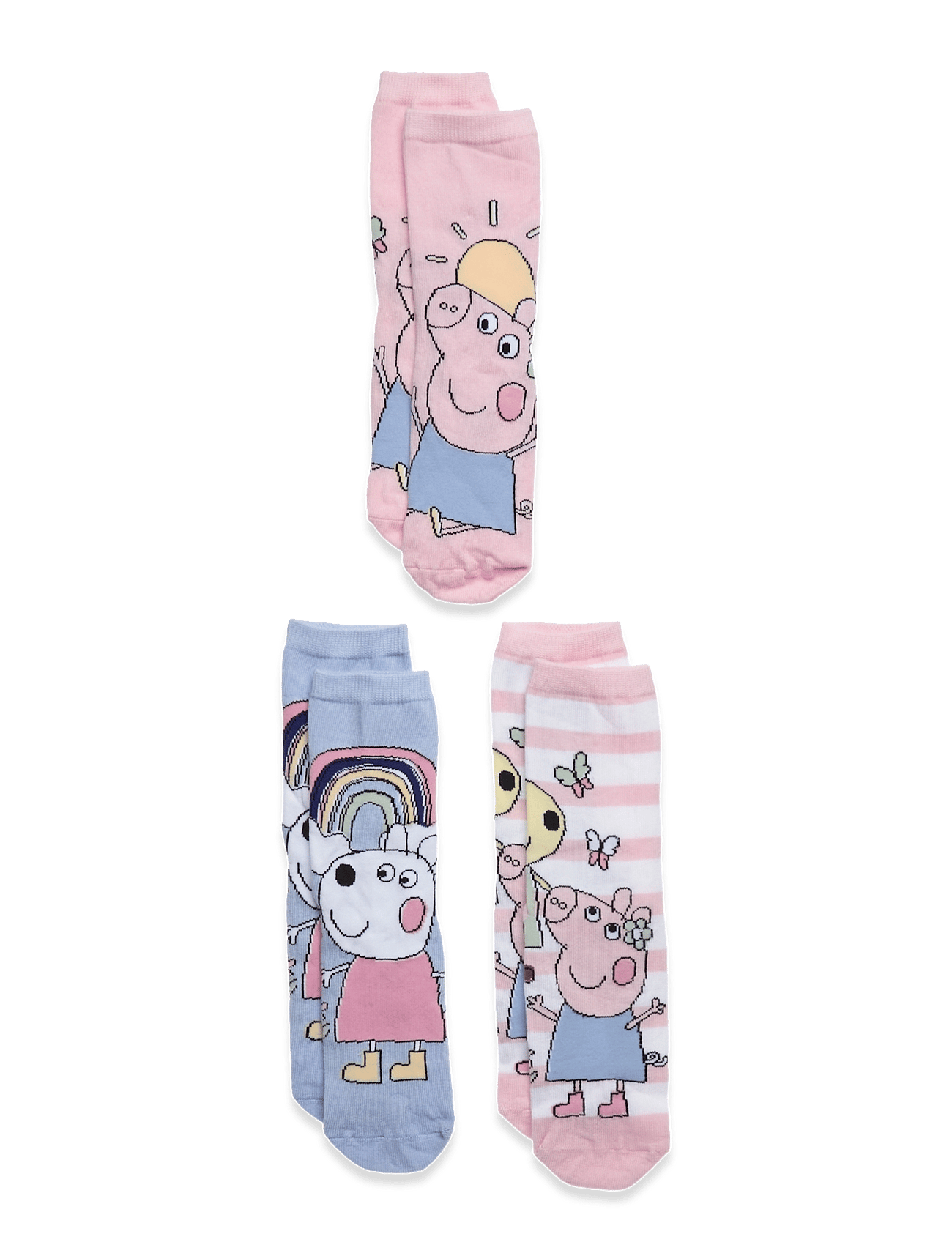 NMFARRA PEPPAPIG 3P SOCK CPLG - CHAMBRAY
