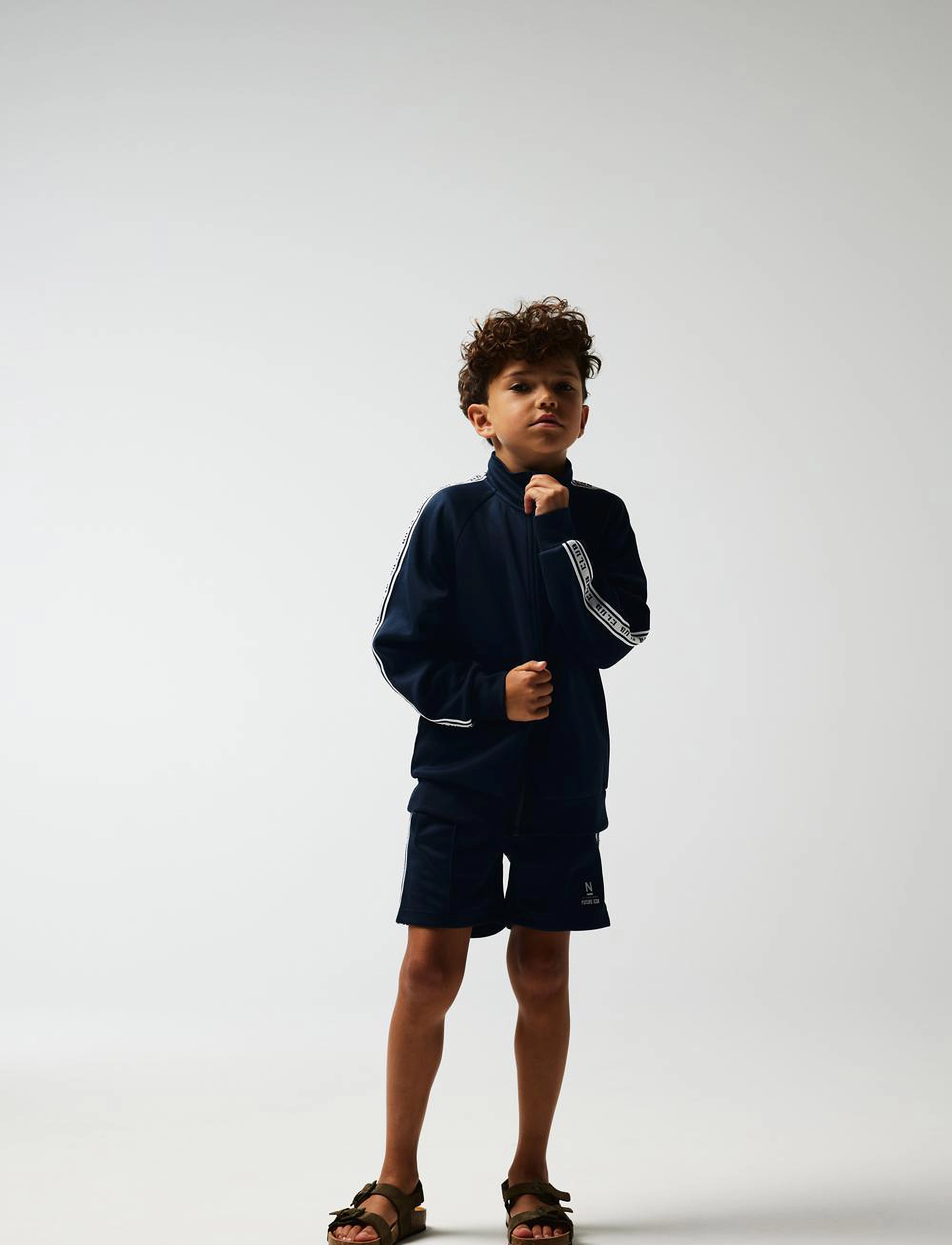 name it - NKMJAKKA SWEAT SHORTS UNB - dark sapphire - 3
