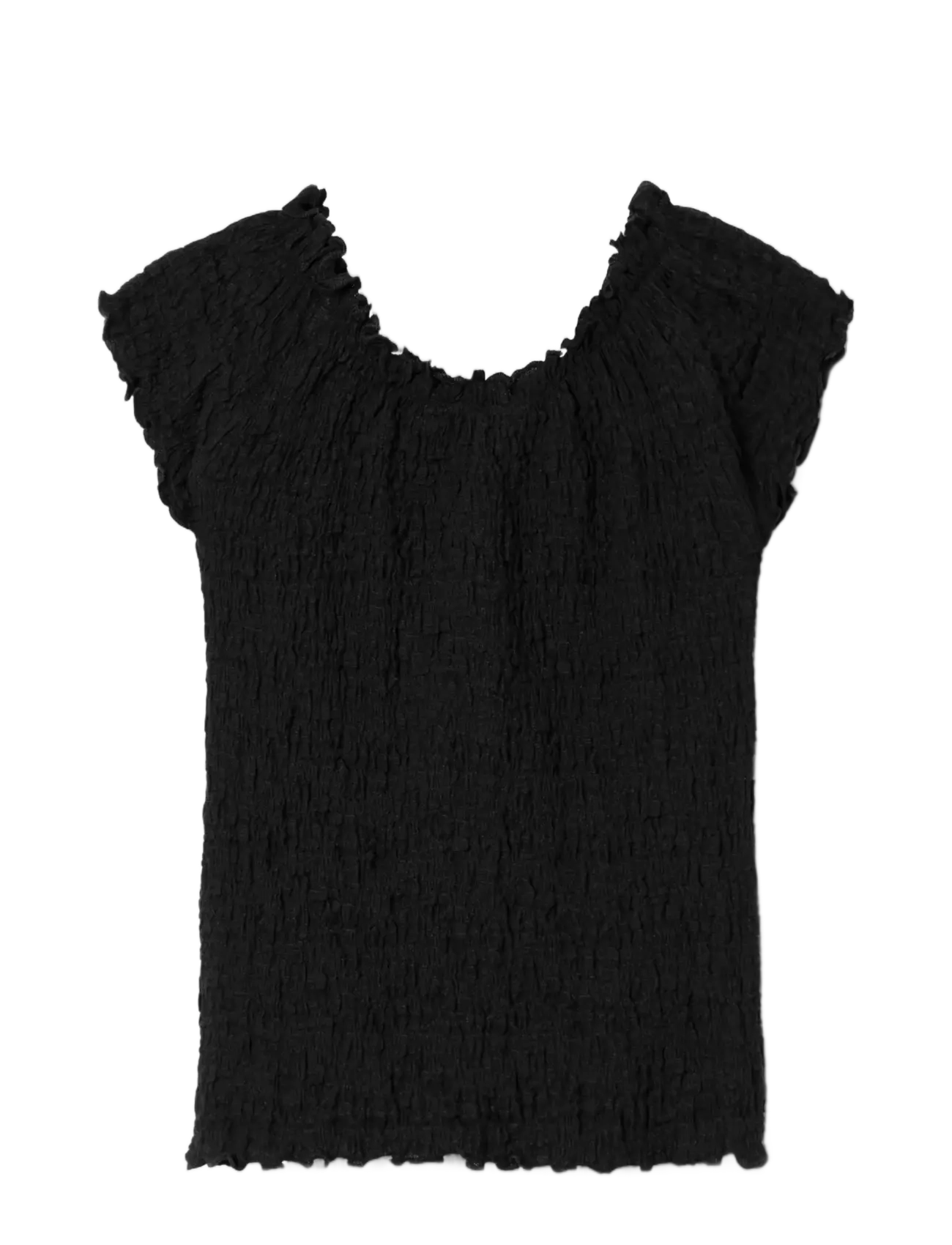 name it - NKFHALISSE SS TOP NOOS - sommerschnäppchen - black - 1