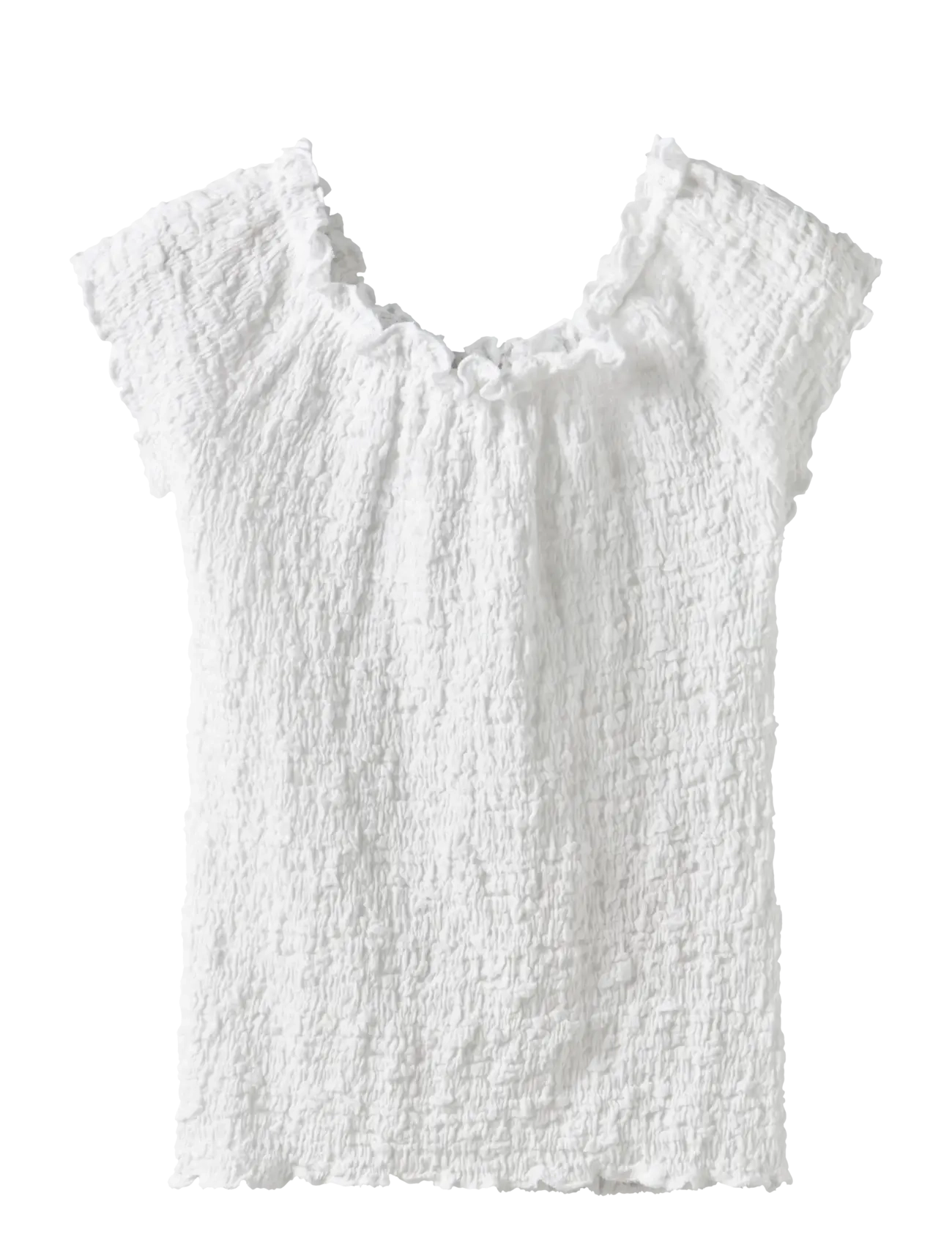 name it NKFHALISSE SS TOP NOOS - Riided - BRIGHT WHITE / white