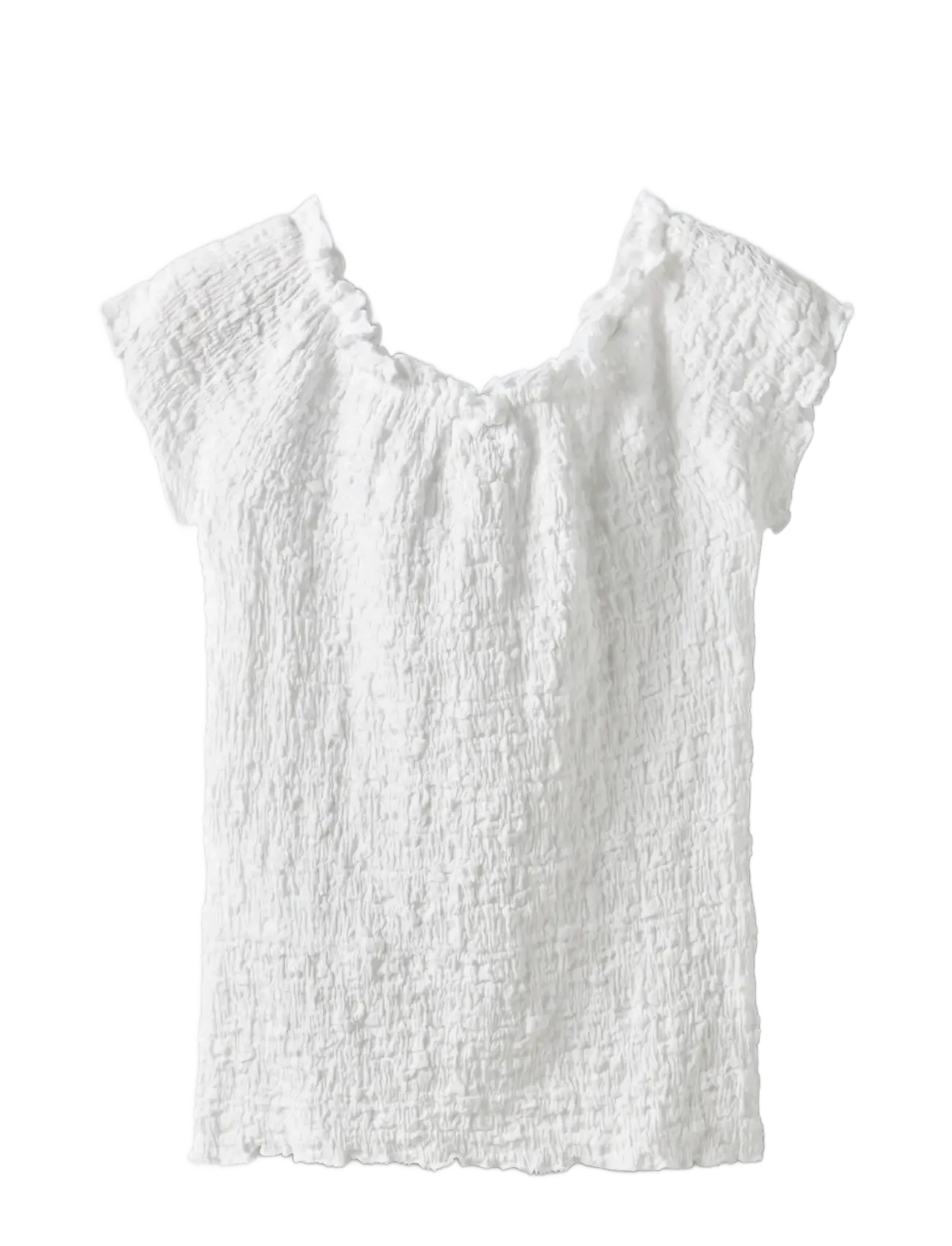 name it - NKFHALISSE SS TOP NOOS - chemisiers & tuniques - bright white - 1
