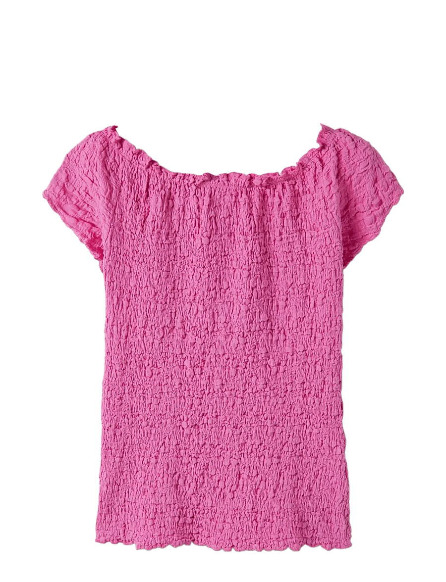 name it - NKFHALISSE SS TOP NOOS - blusen & tuniken - strawberry moon - 1