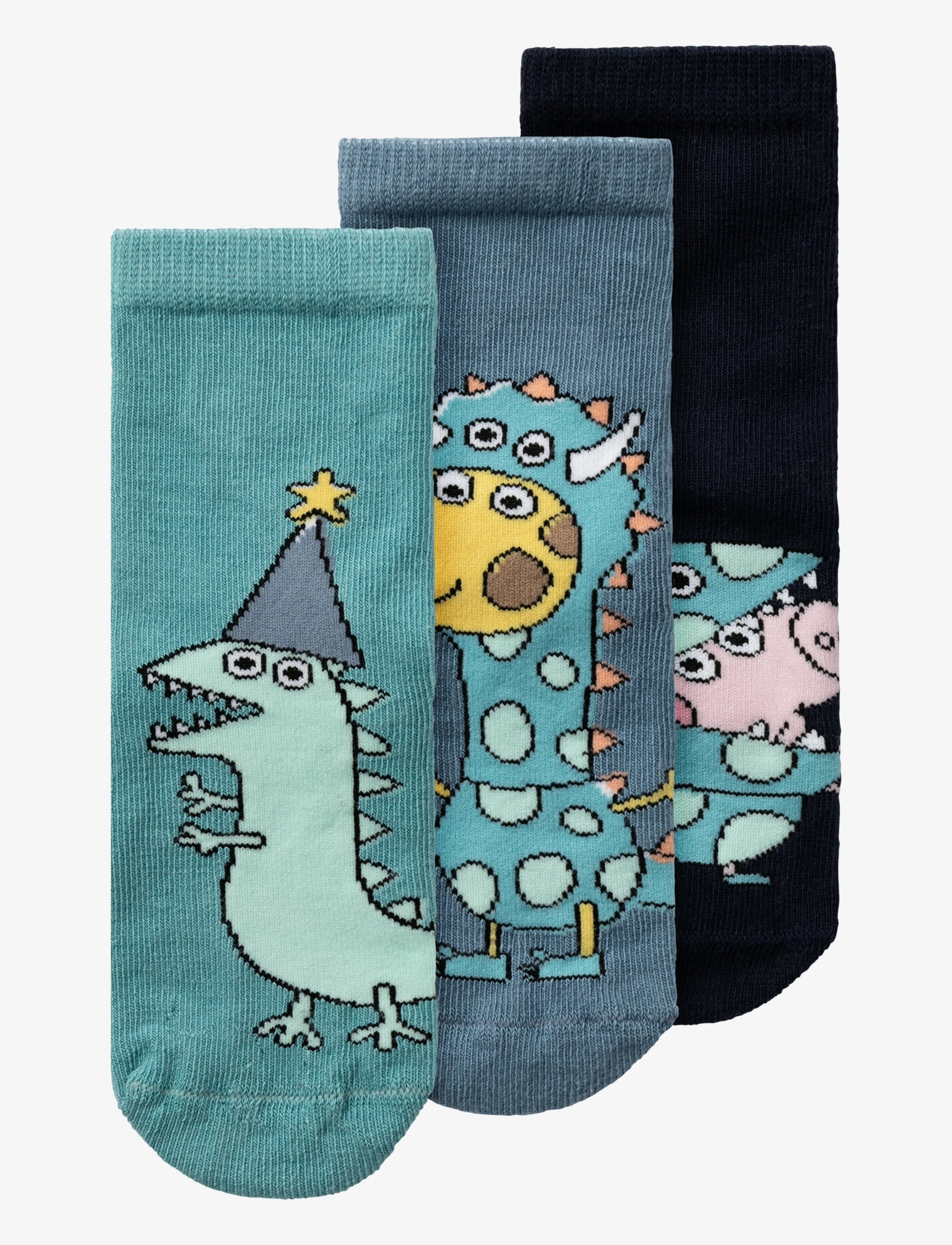 name it - NMMALITA PEPPAPIG 3P SOCK CPLG - dark sapphire - 1