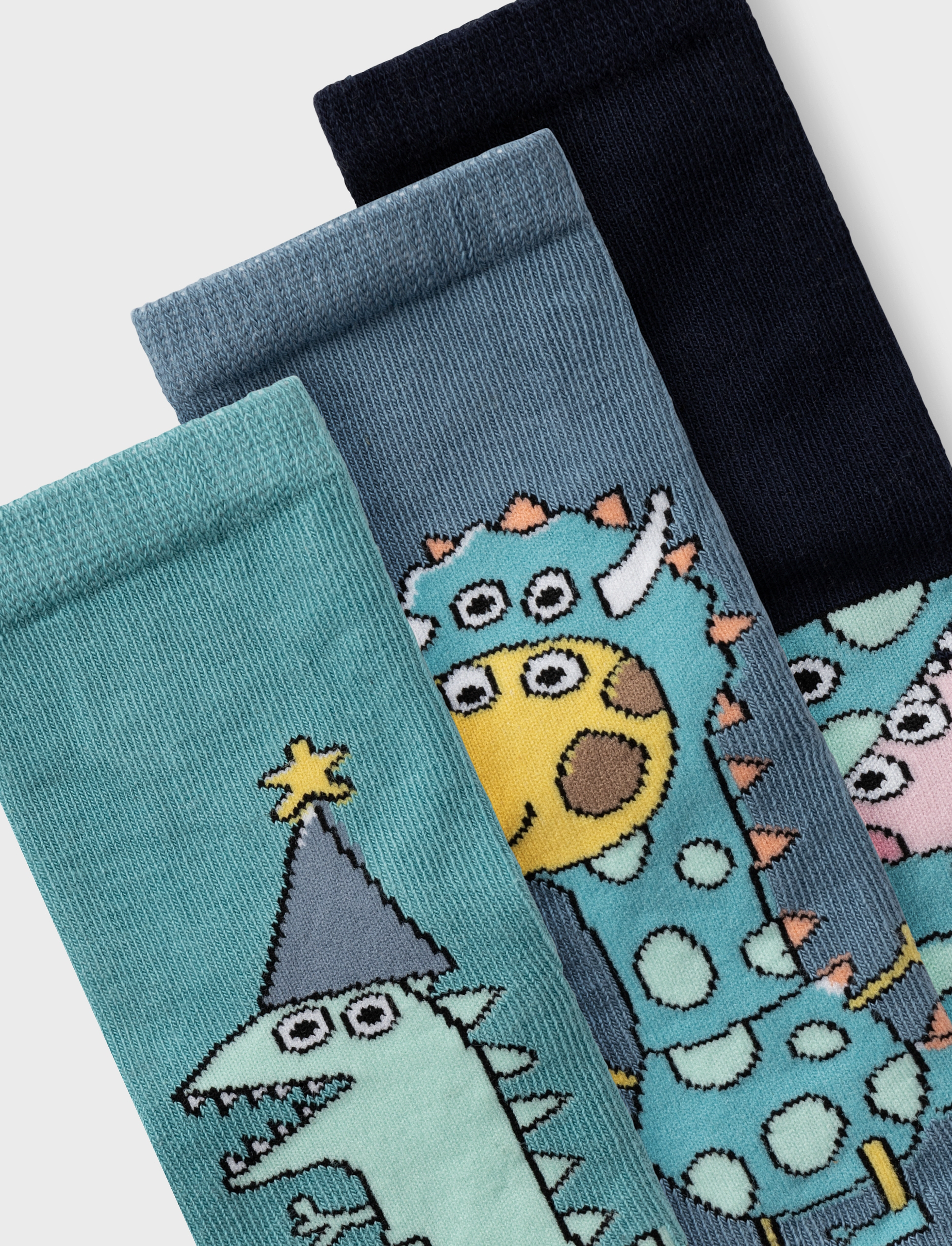 name it - NMMALITA PEPPAPIG 3P SOCK CPLG - dark sapphire - 3