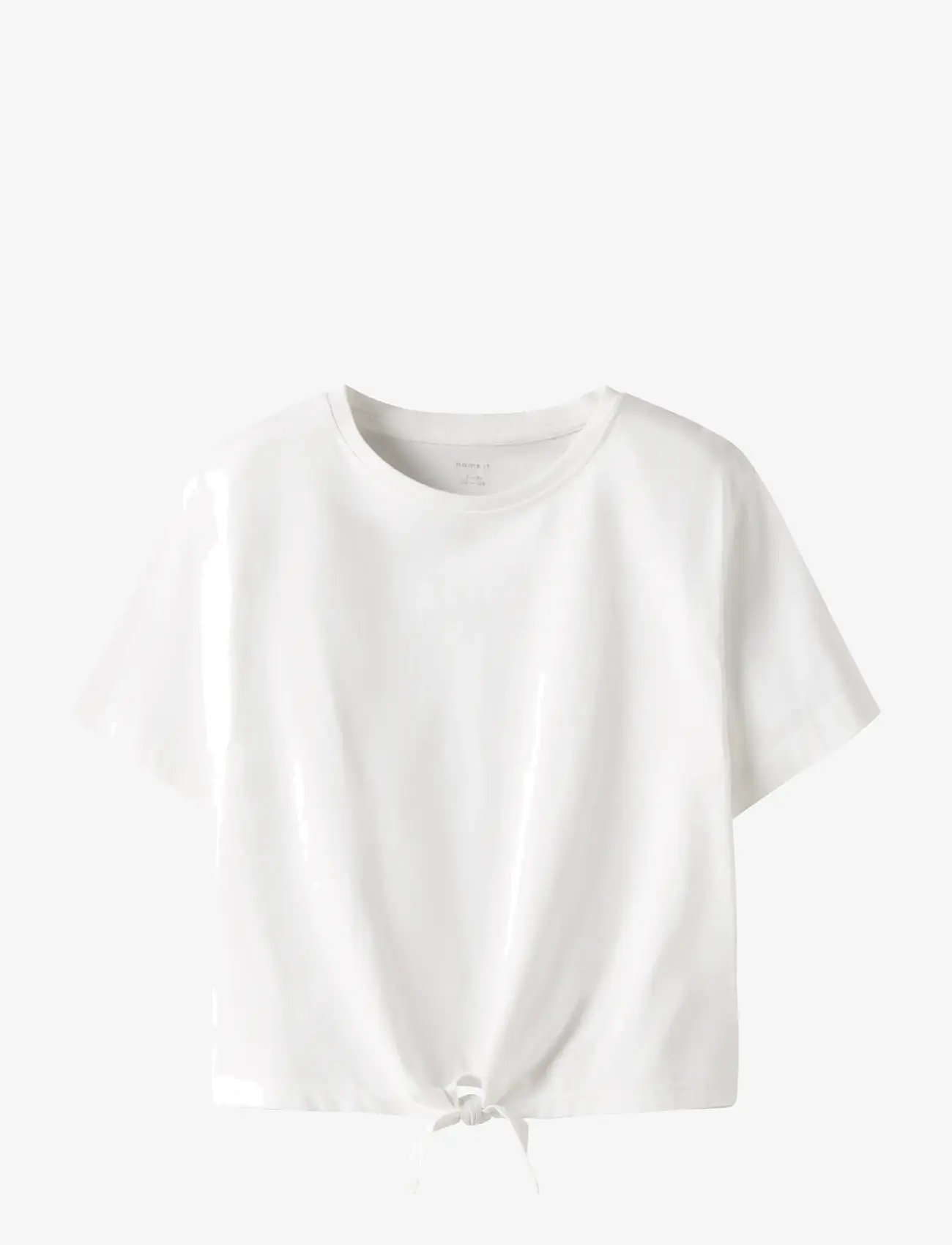 name it - NKFVAYA SS LOOSE TOP NOOS - korte mouwen - bright white - 0