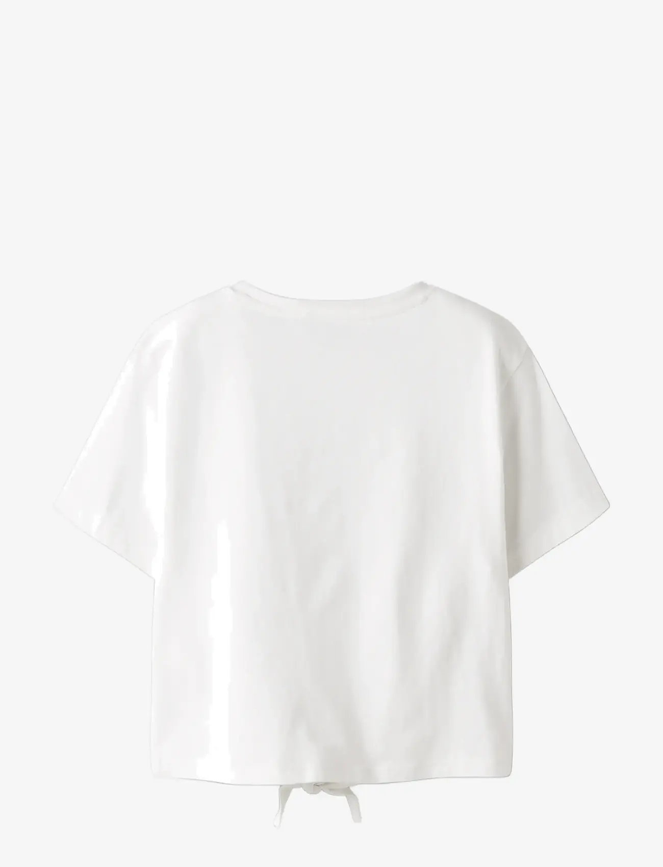 name it - NKFVAYA SS LOOSE TOP NOOS - korte mouwen - bright white - 1