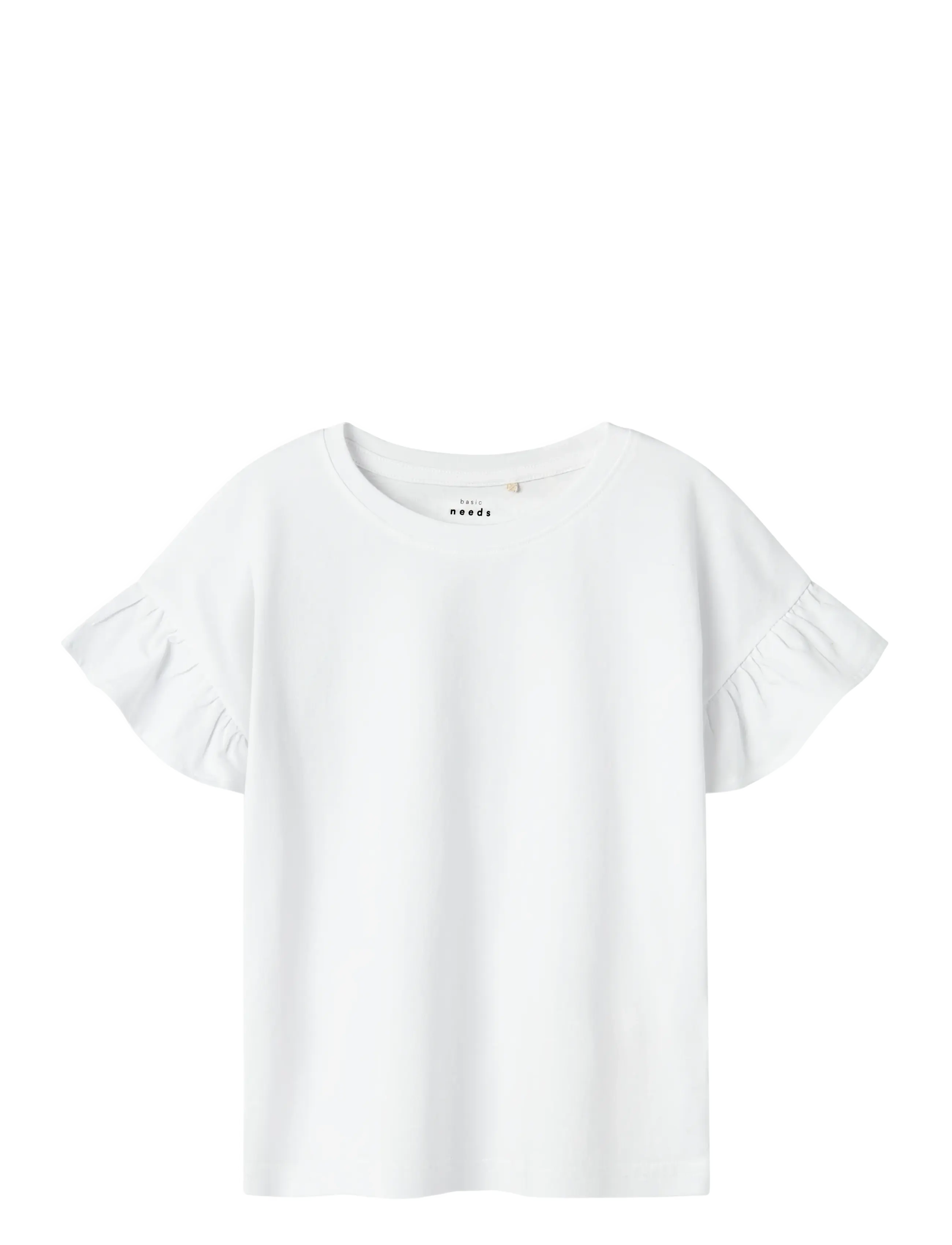name it NKFVILUKKA SS RLX TOP - Oberteile & T-Shirts - BRIGHT WHITE / white