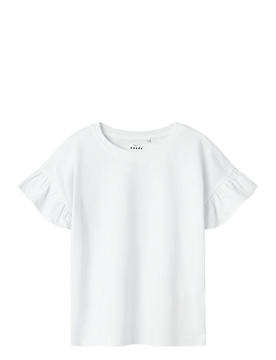 name it - NKFVILUKKA SS RLX TOP - kurzärmelige - bright white - 0